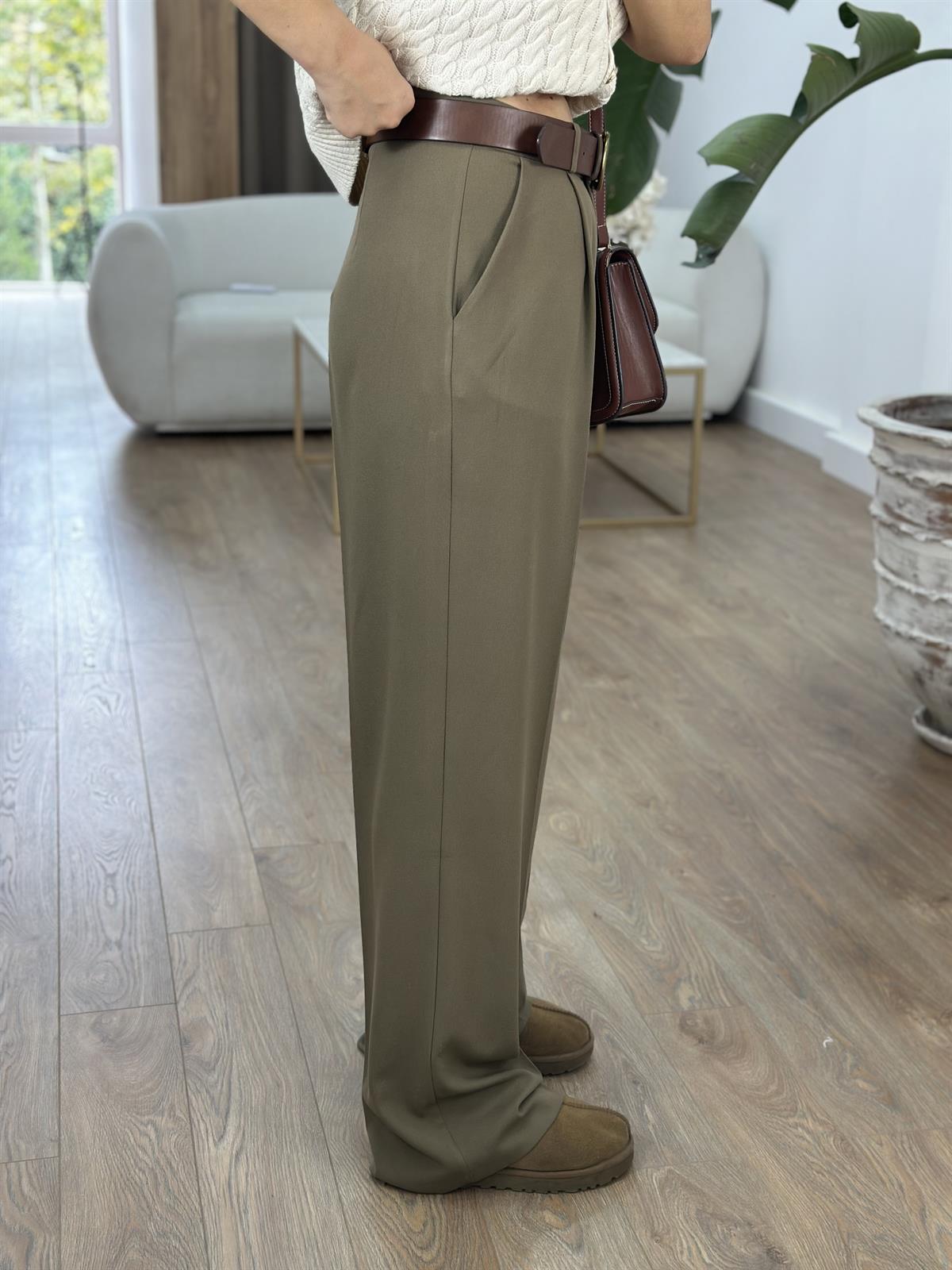 Özel Seri Palazzo Pantolon - Vizon