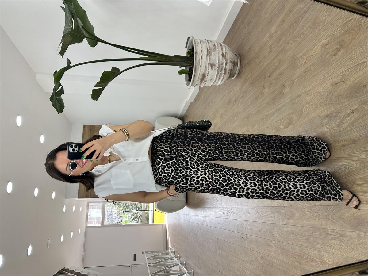 Paçası Biye Detaylı Tiril Bol Paça Pantolon