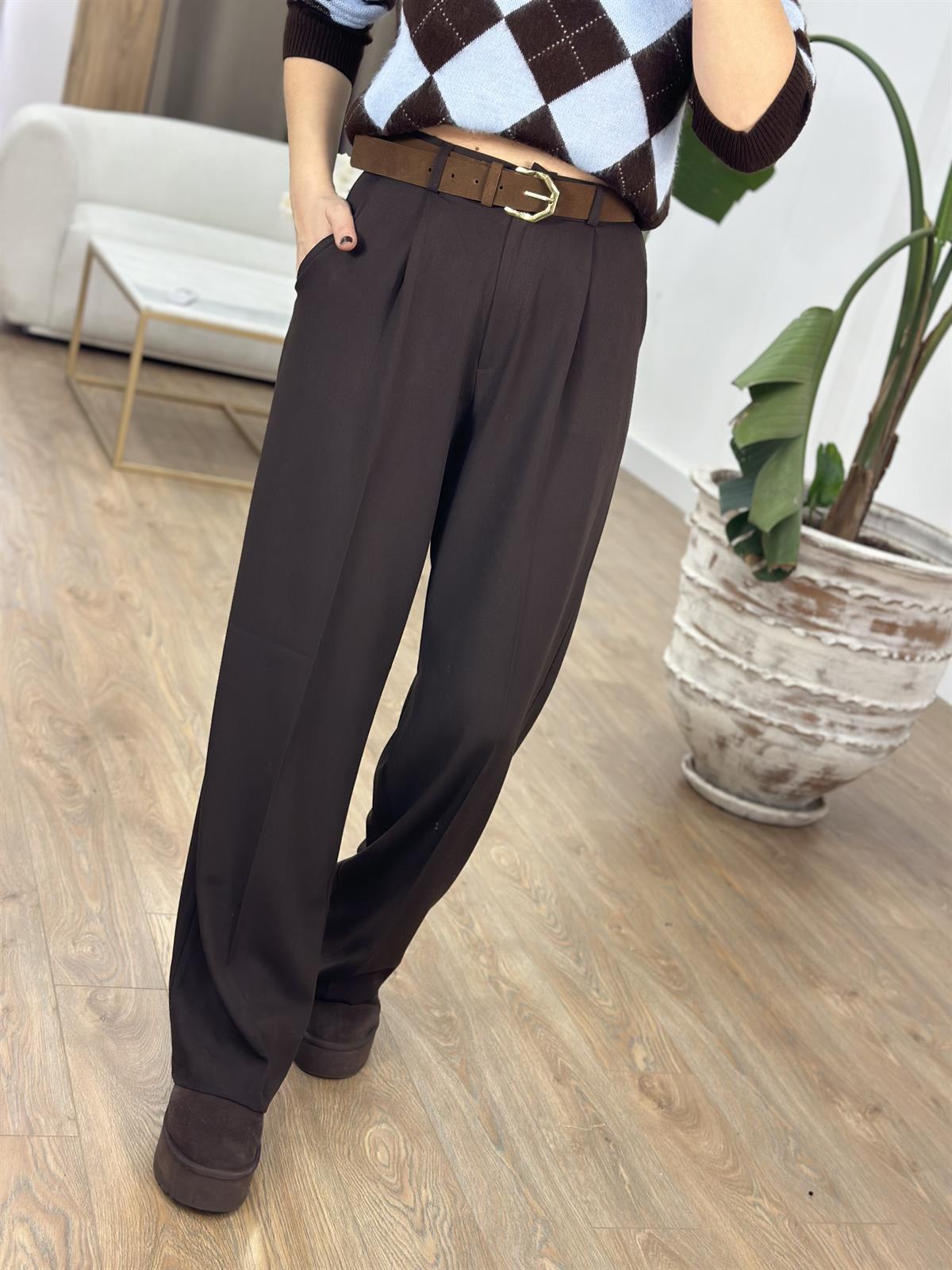 Palazzo Pantolon - Kahverengi