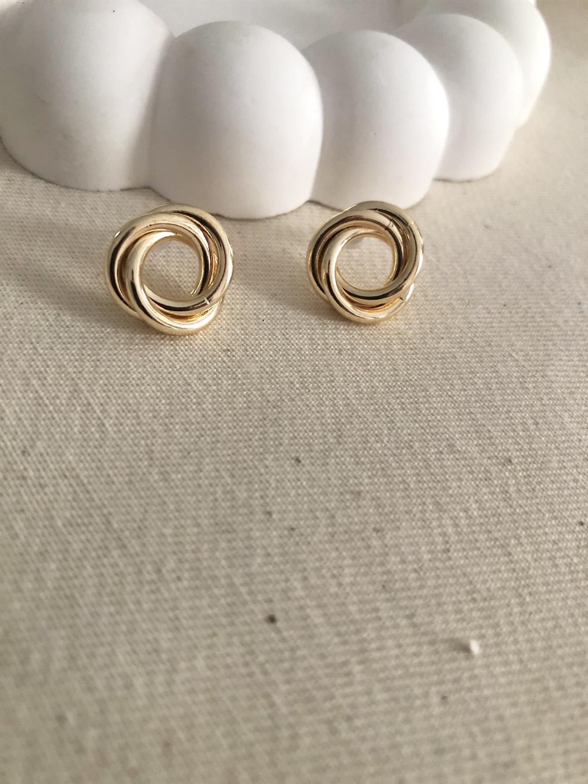 Pinterest Gold Küpe