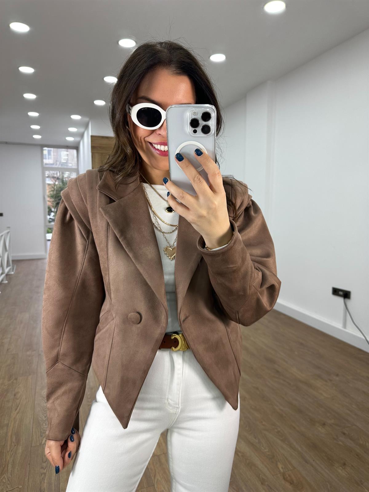 Pıtsburg Katlı Ceket - Kahverengi