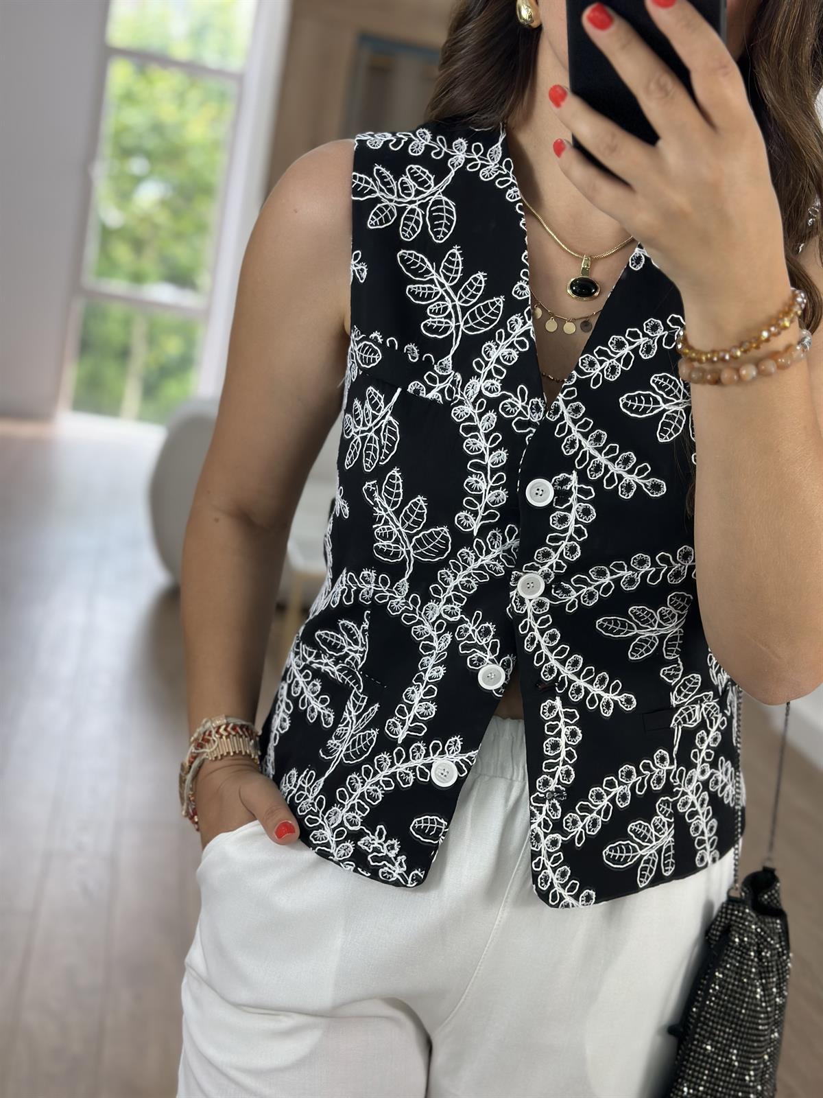 Premium Seri Fisto Yelek-Siyah