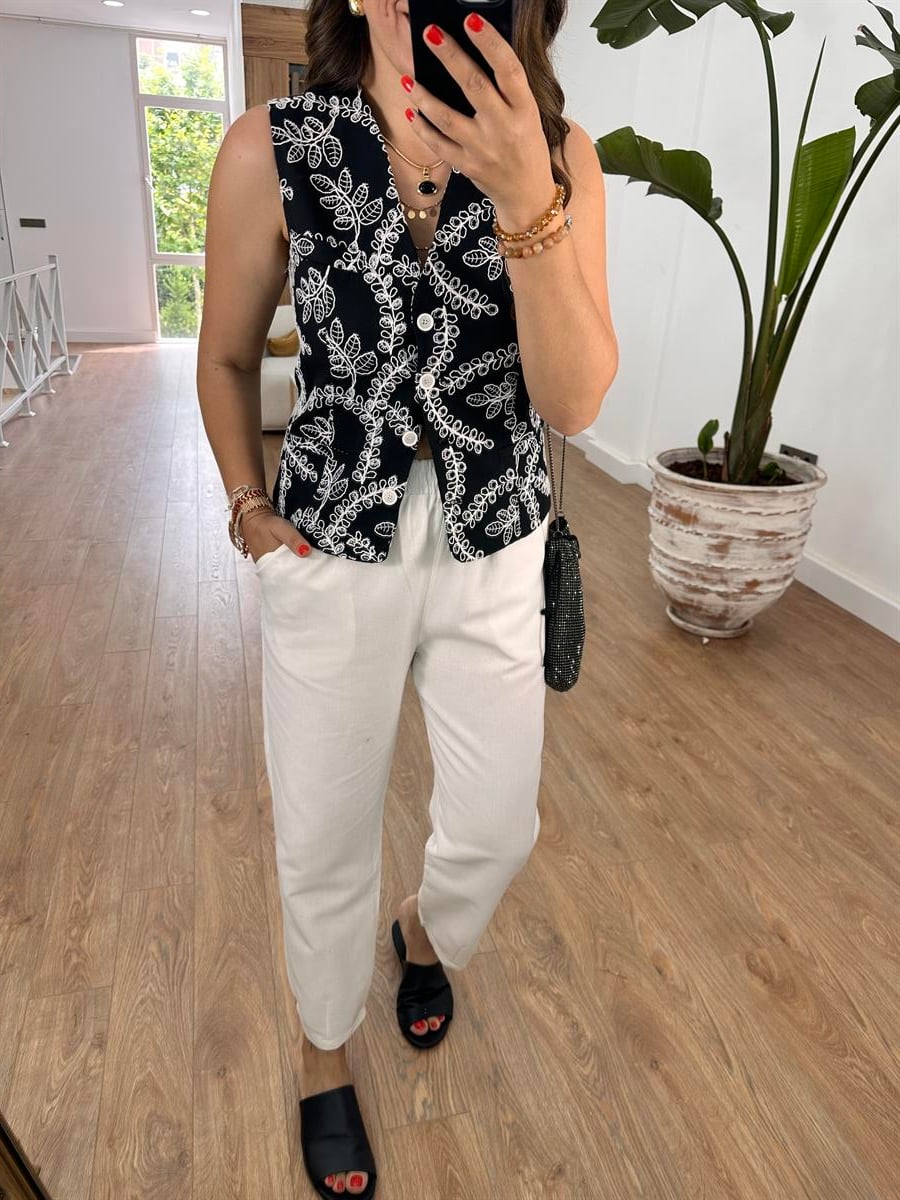 Premium Seri Fisto Yelek-Siyah