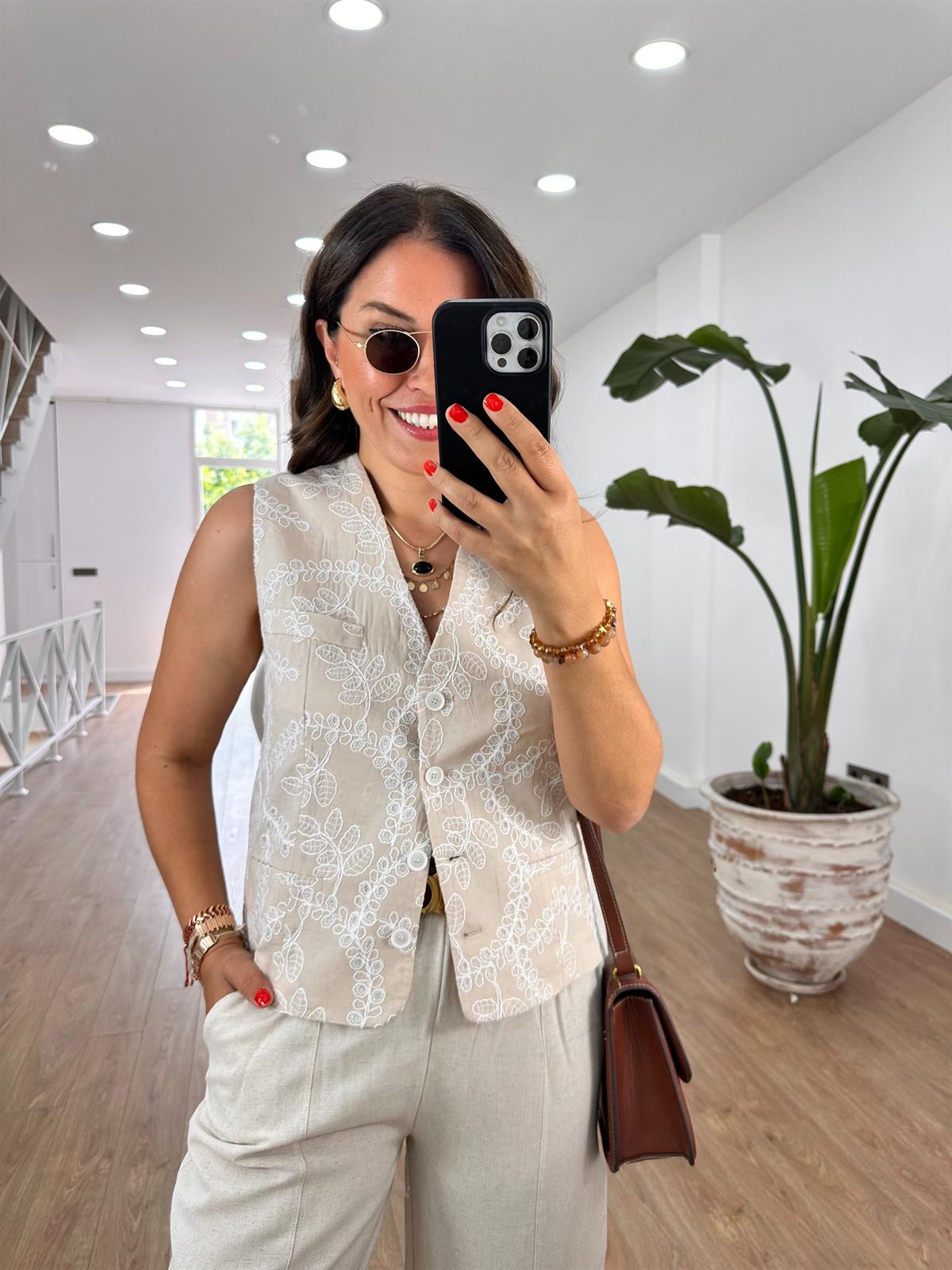 Premium Seri Fisto Yelek-Vizon