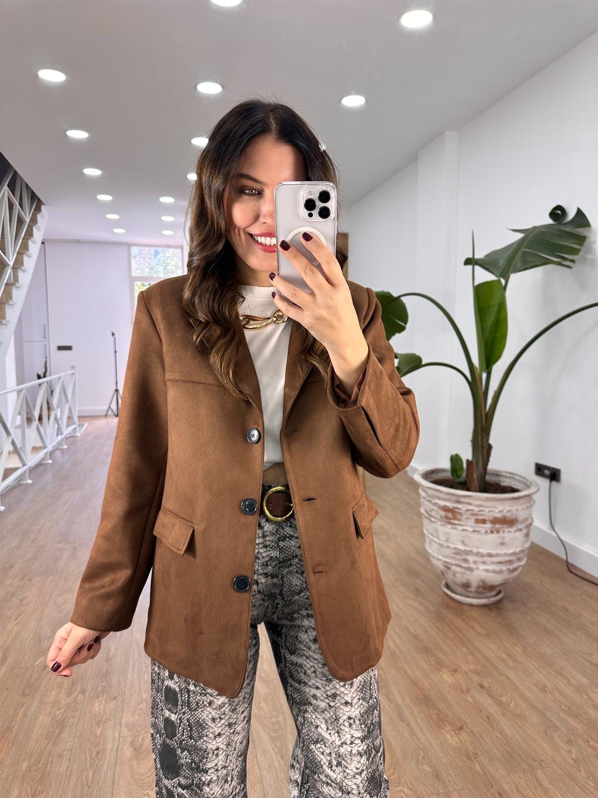 Premium Süet Blazzer Ceket