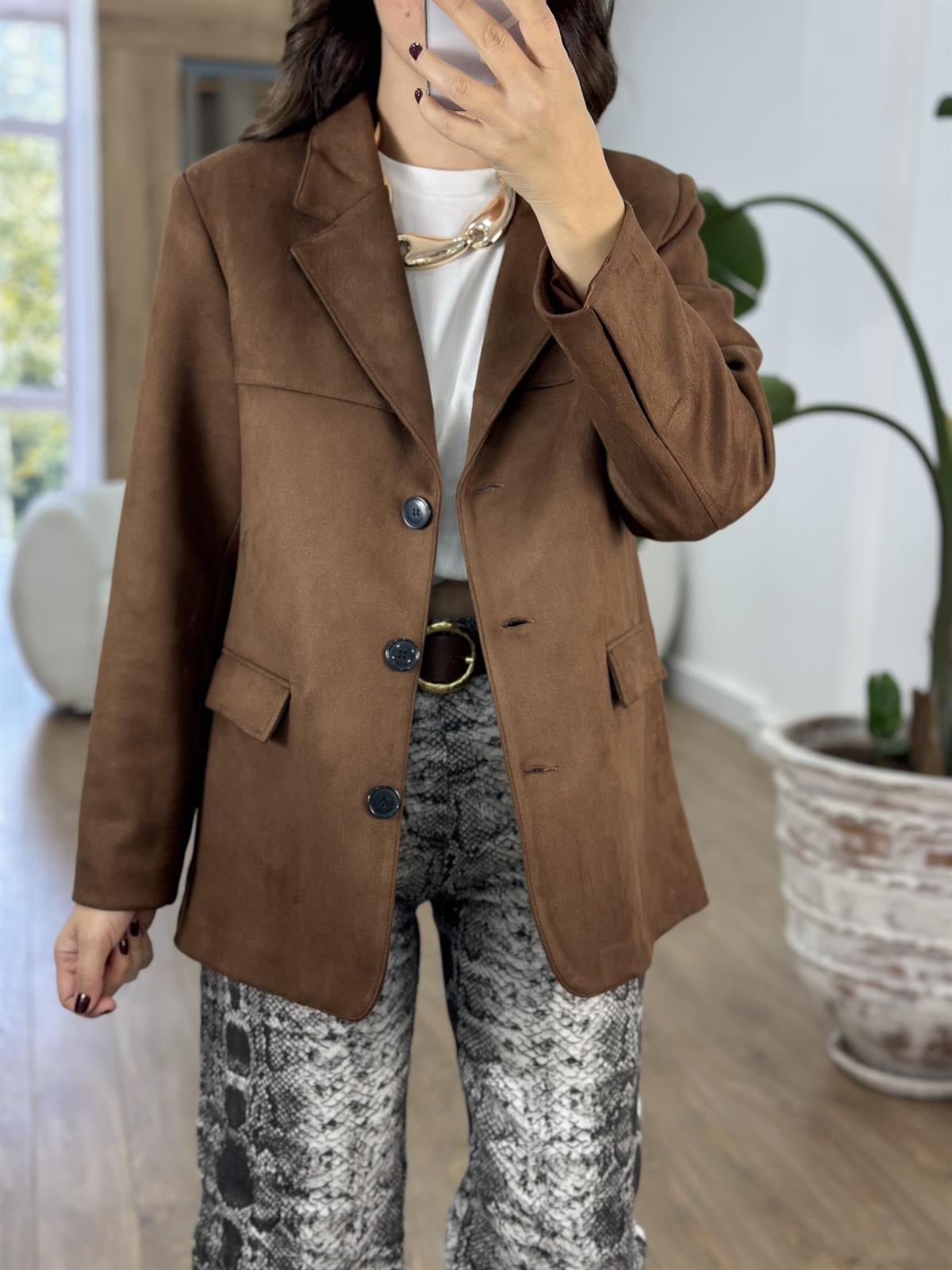 Premium Süet Blazzer Ceket