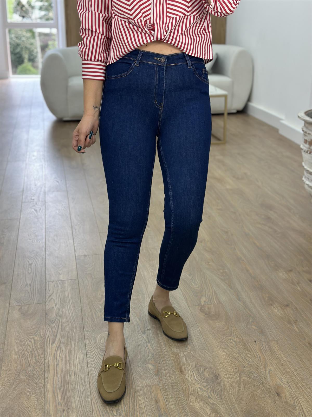 Push-Up Jean-Lacivert