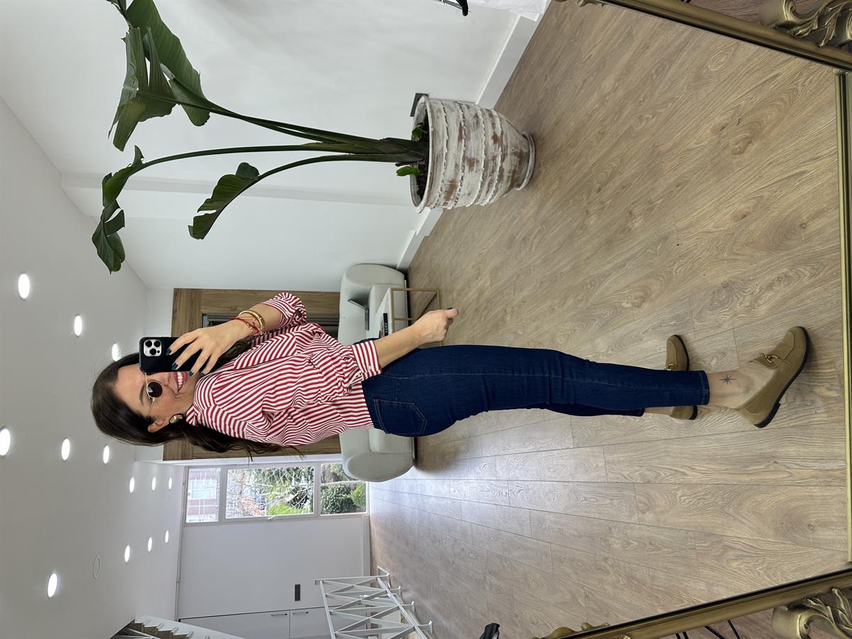 Push-Up Jean-Lacivert