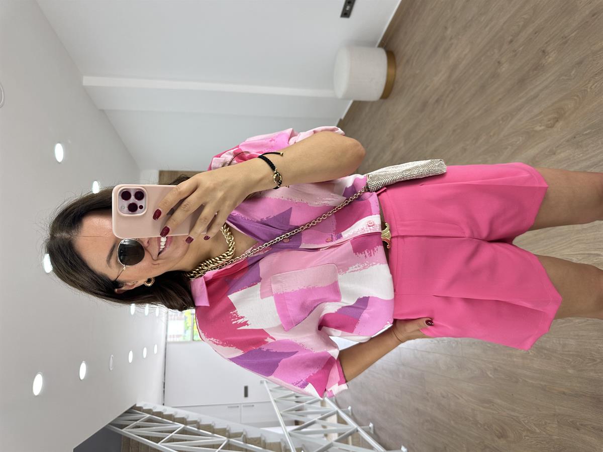 Renkli Salaş Tnsel Gömlek