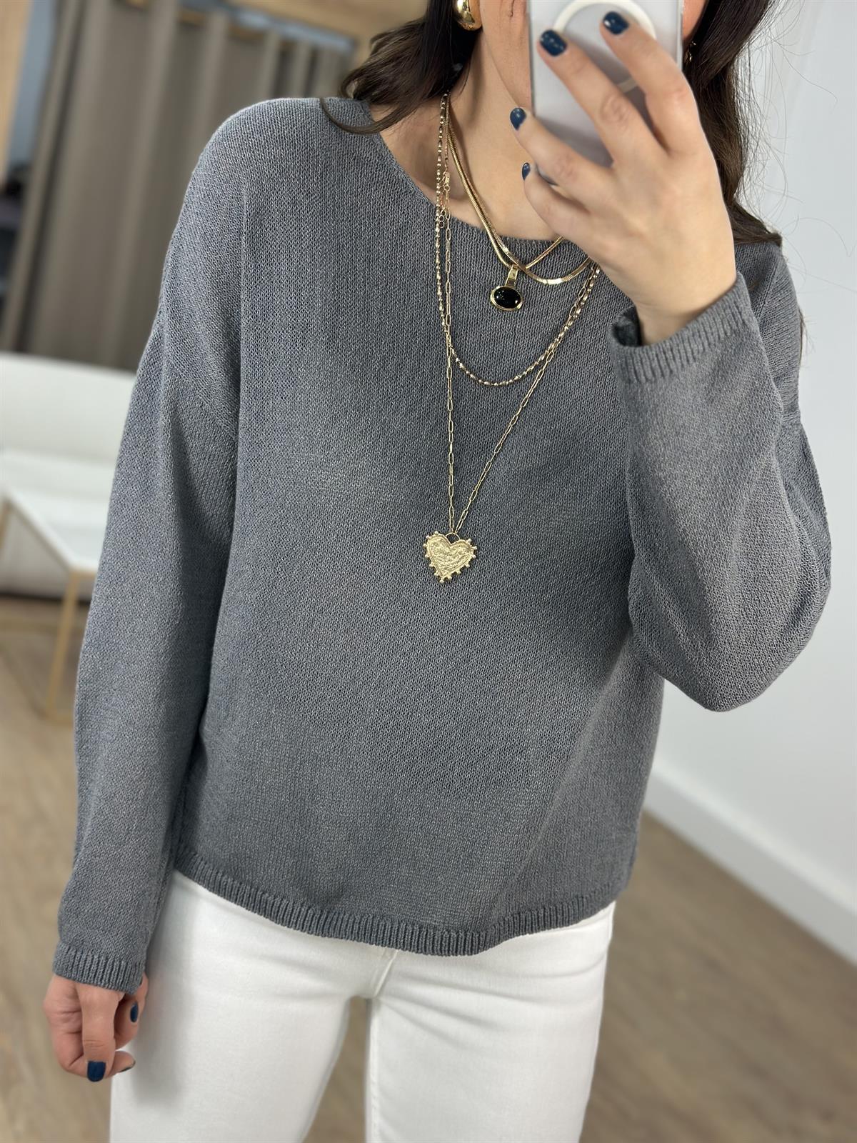 Salaş Merserize Triko - Antrasit