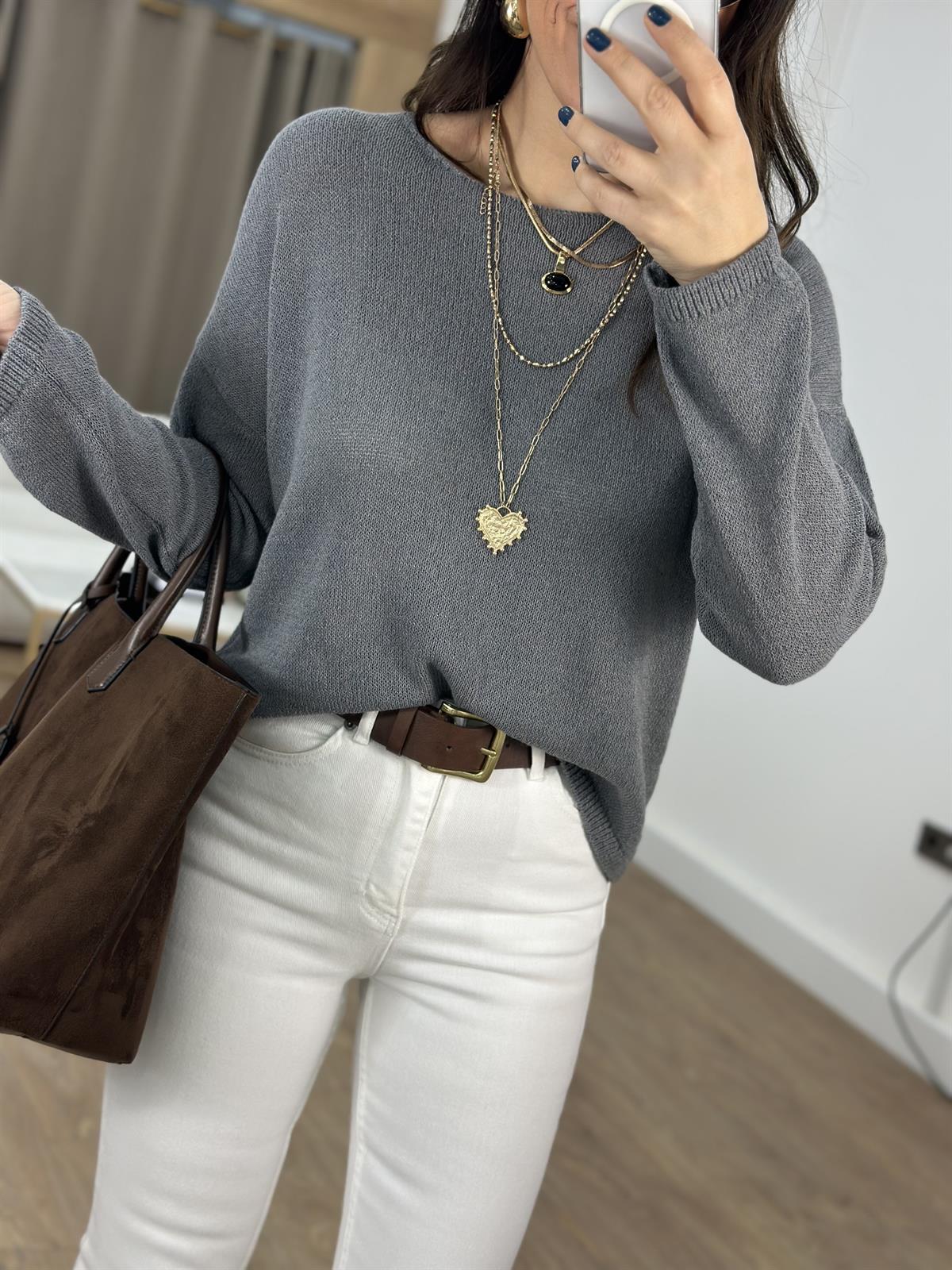 Salaş Merserize Triko - Antrasit