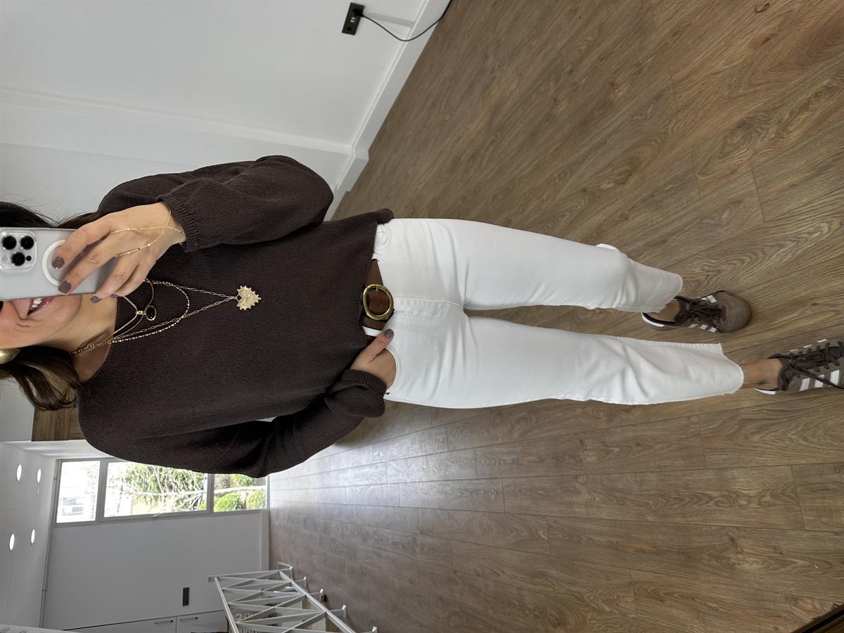 Salaş Merserize Triko - Kahve