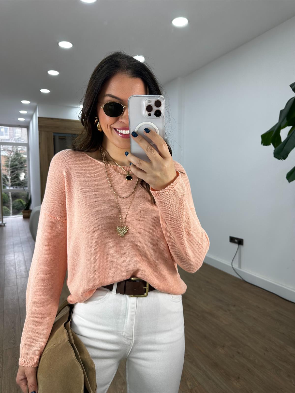 Salaş Merserize Triko - Somon