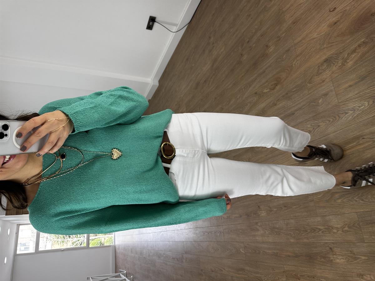 Salaş Merserize Triko - Yeşil