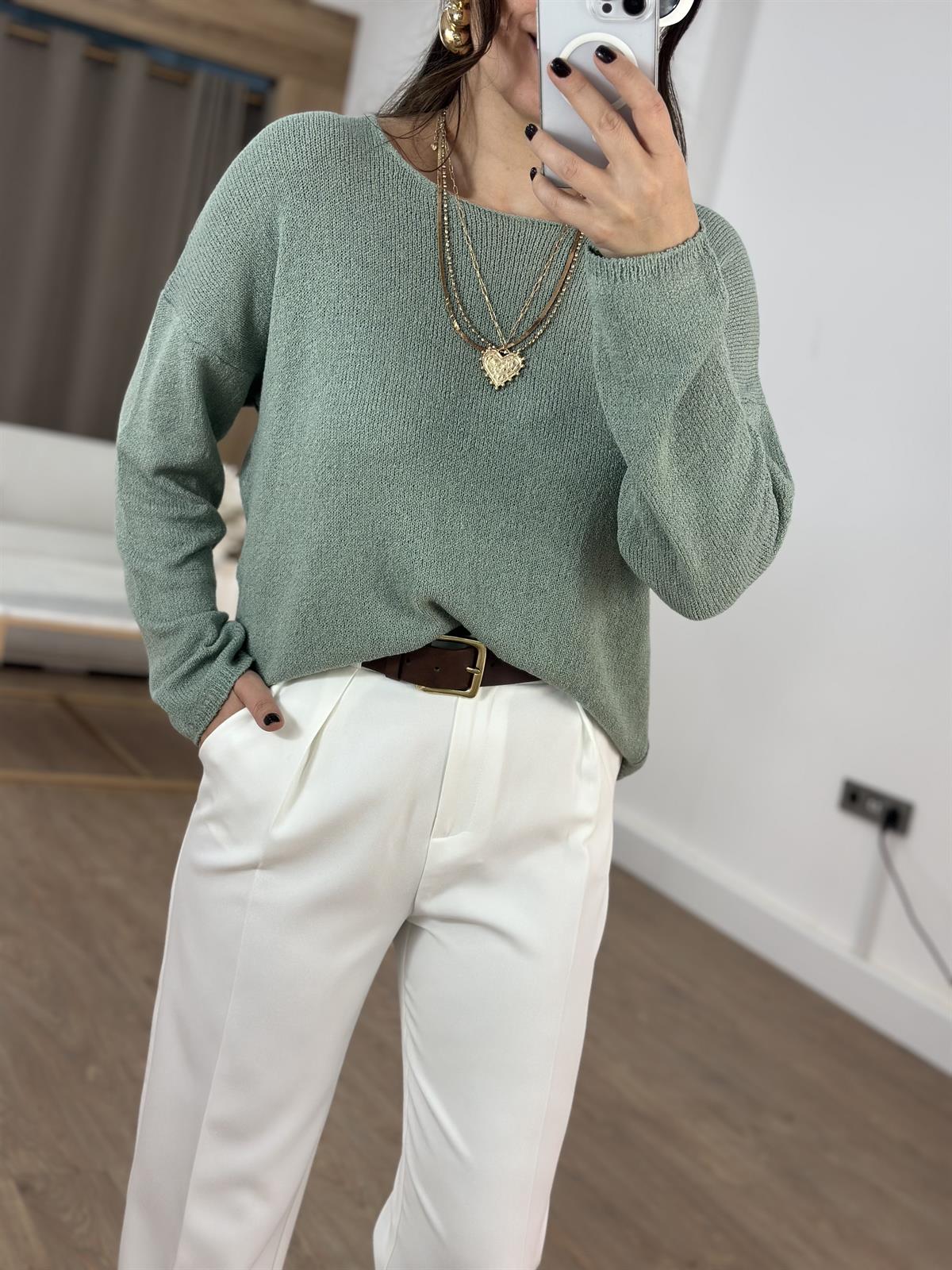 Salaş Merserize Triko - Yeşil