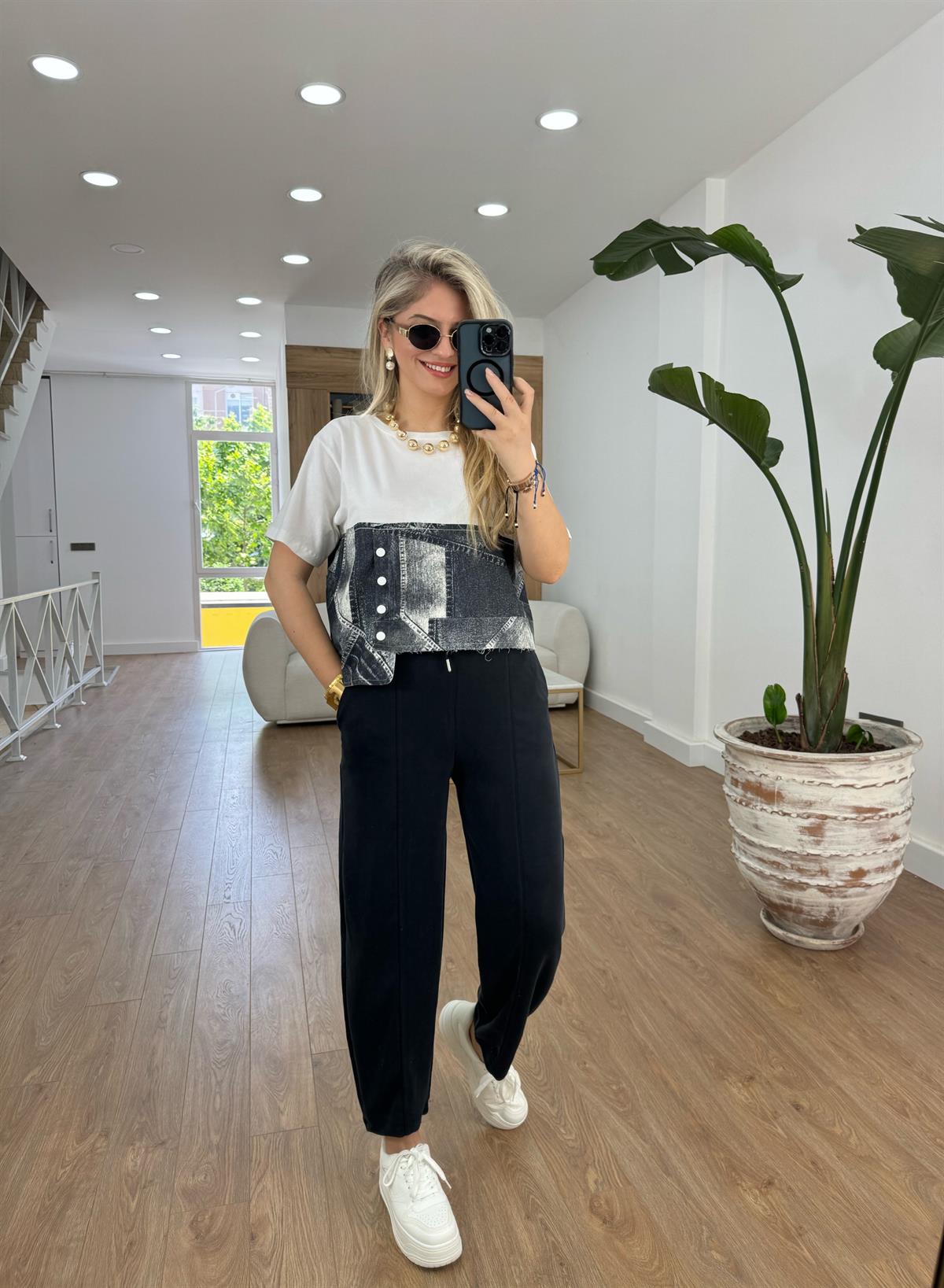 Şalvar Model Modal Pantolon-Antrasit