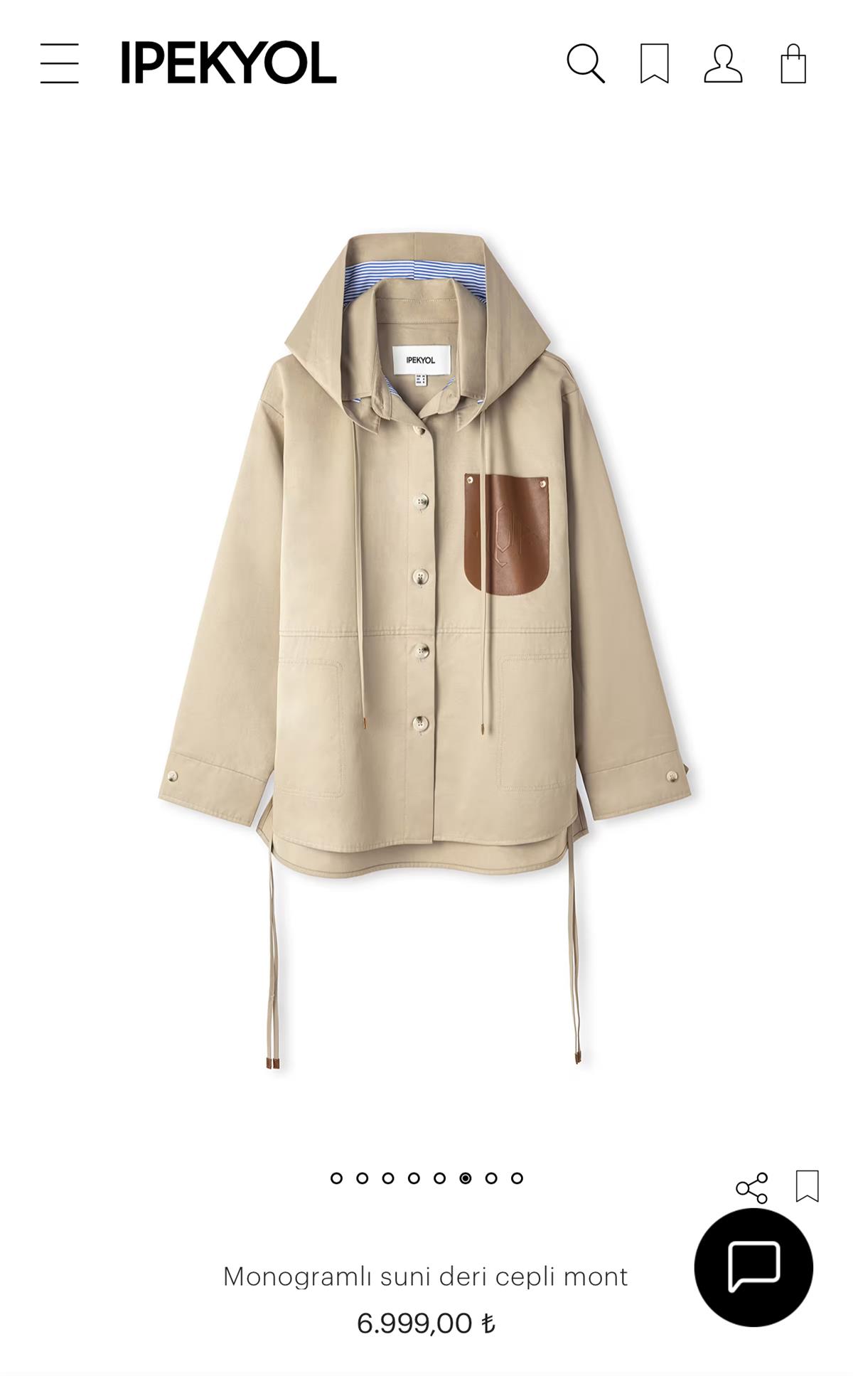 Sırt ve Kol Detaylı Trenç - Camel