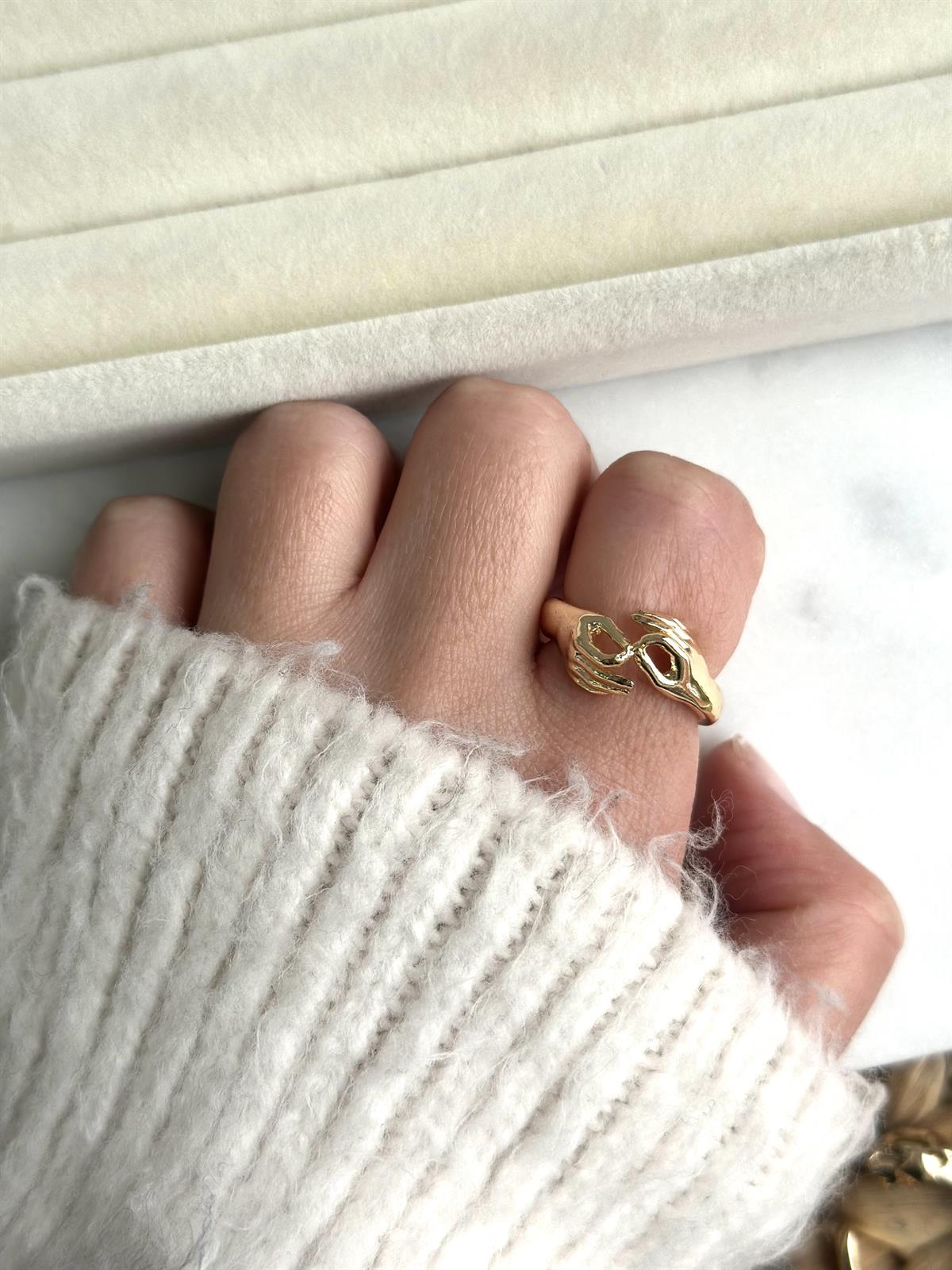 Sonsuzluk İşareti Ayarlanabilir Yüzük