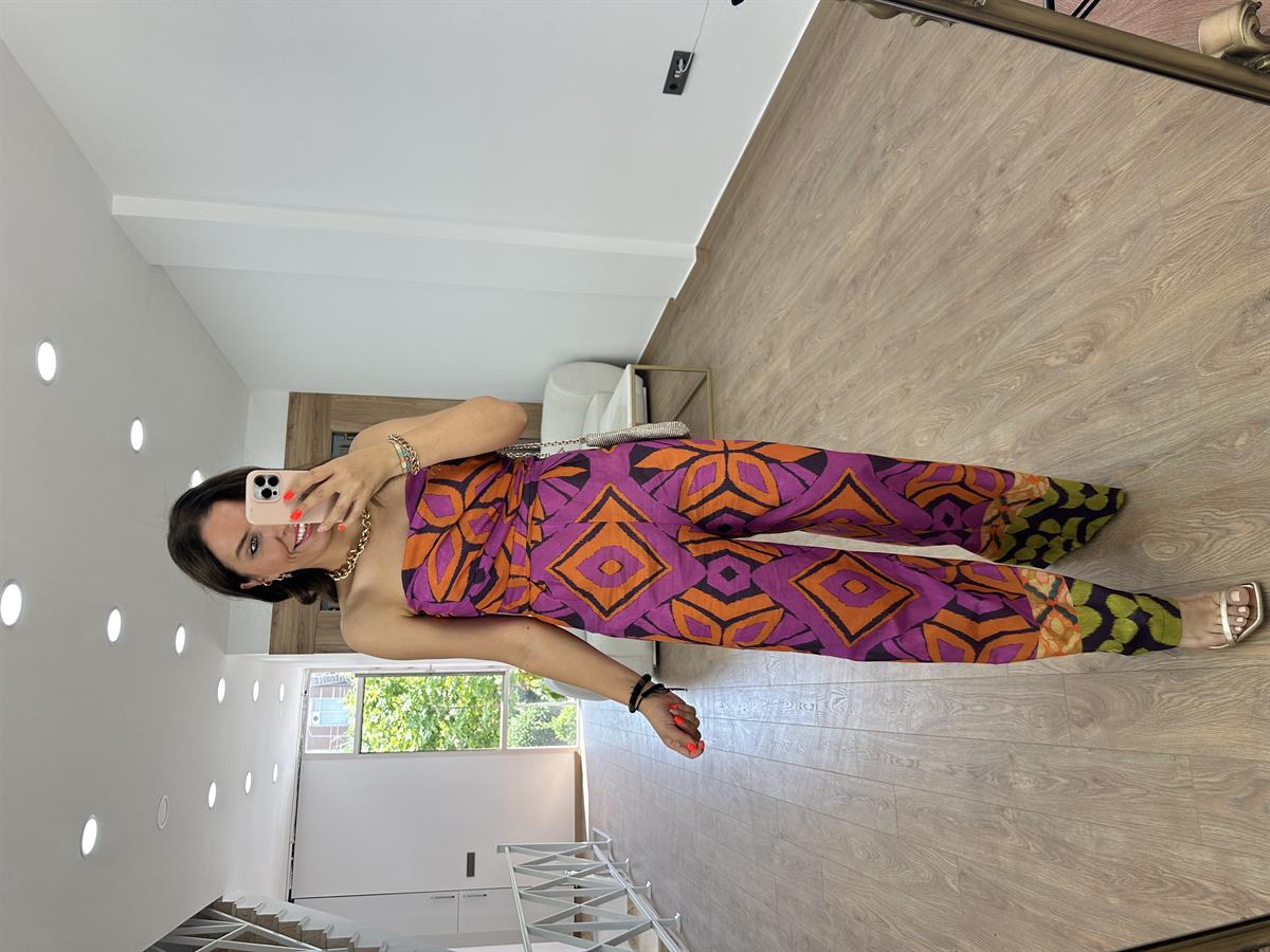 Straplez Renkli Tulum