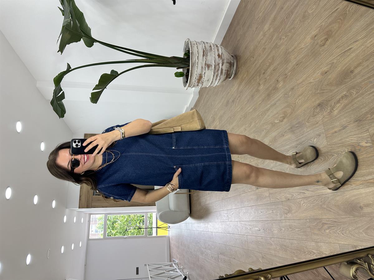 Torba Cepli Denim Elbise