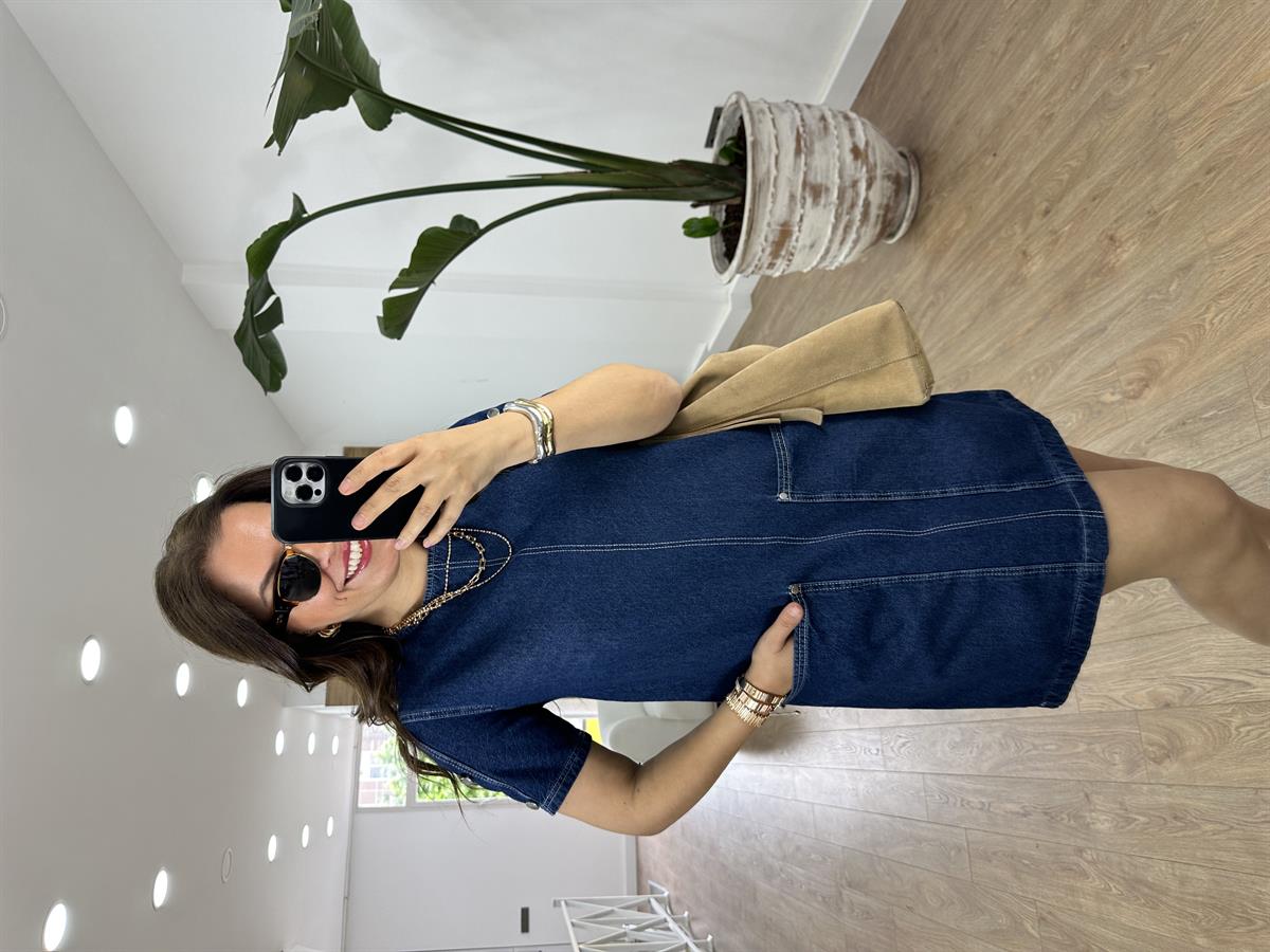 Torba Cepli Denim Elbise