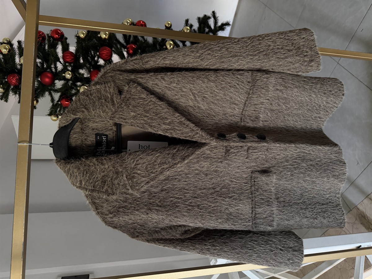 Tüylü Kaşe Kaban - Vizon