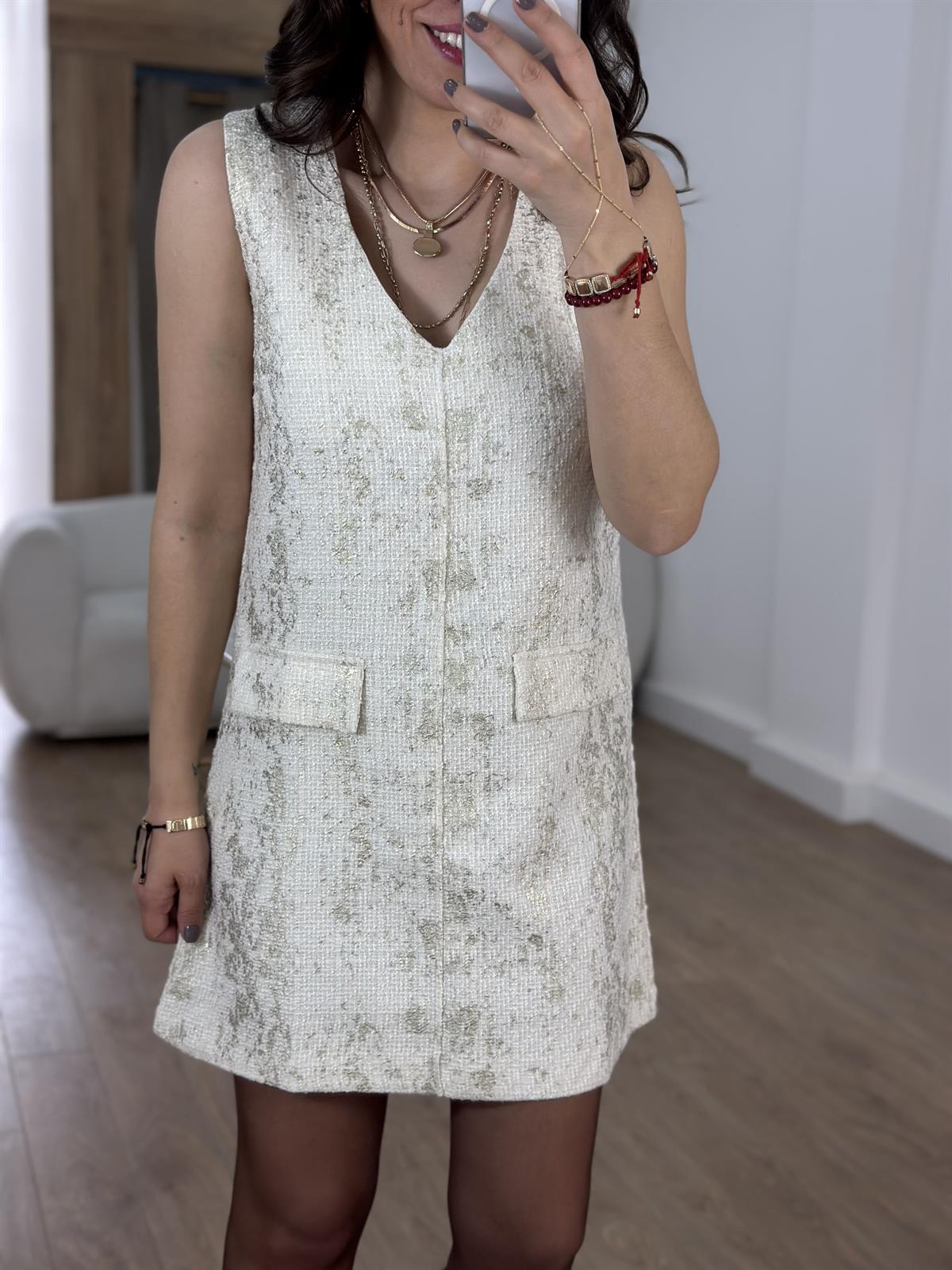 Varaklı Tüvit Elbise