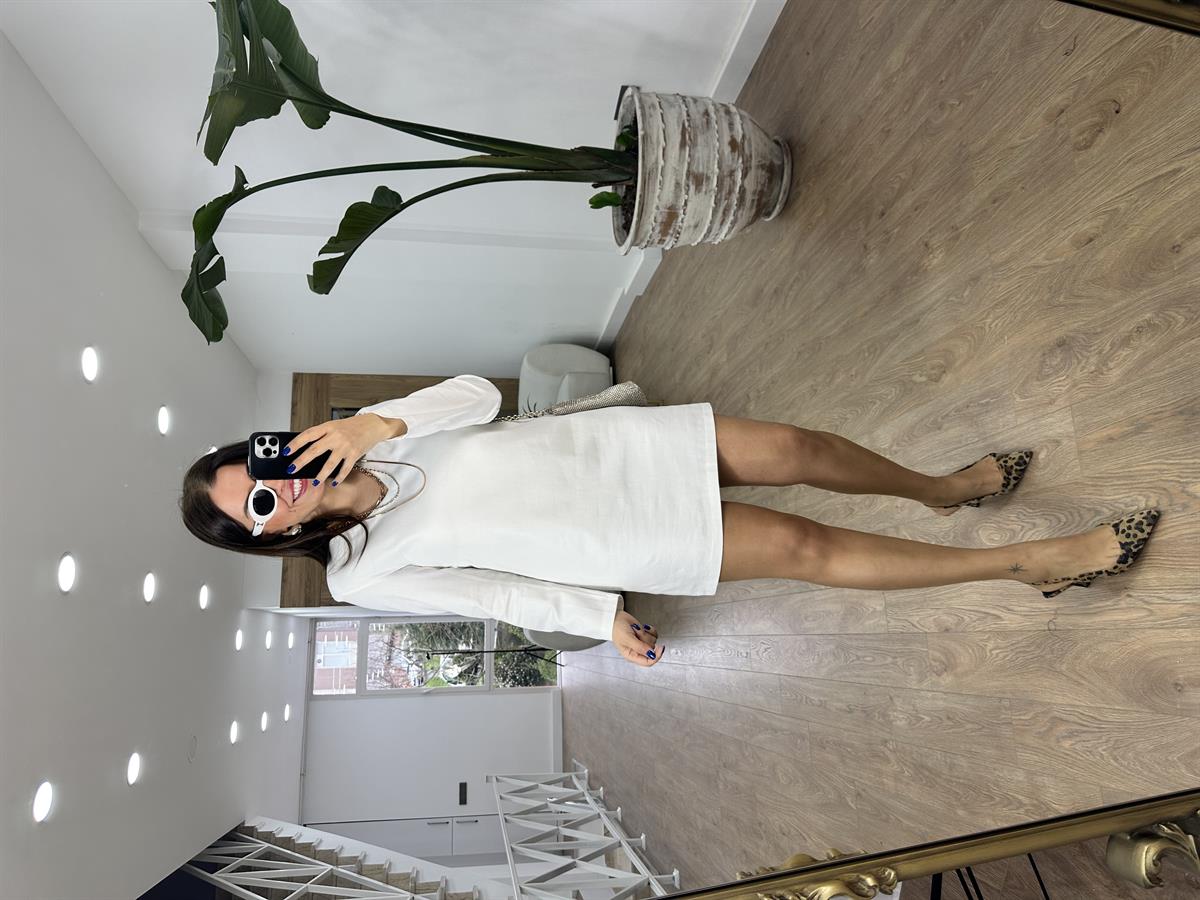 Vatkalı Gabardin Elbise