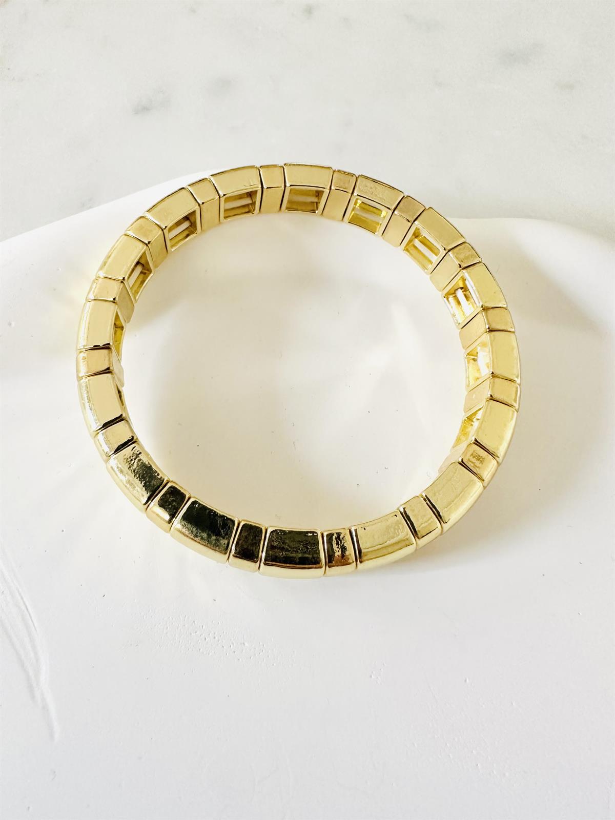 Vip Seri Lastikli Gold Bileklik