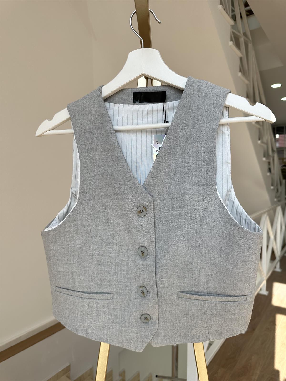 Viskon Kumaş Astarlı Yelek