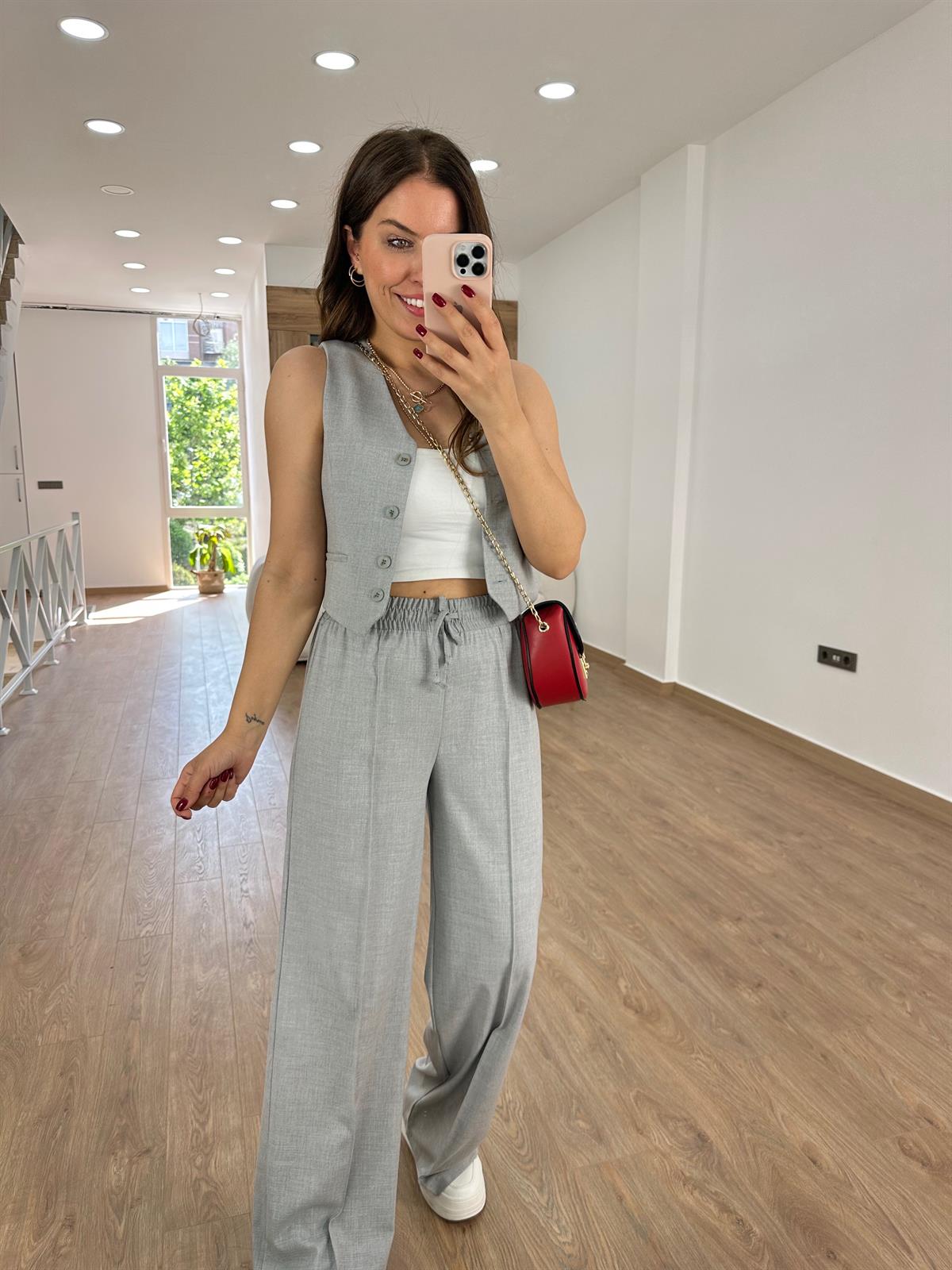 Viskon Kumaş Astarlı Yelek