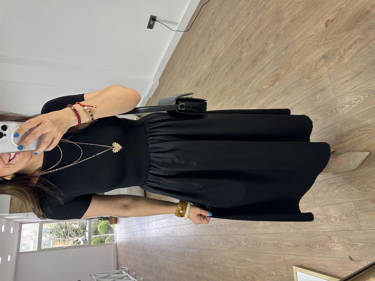 Viyana Elbise - Siyah