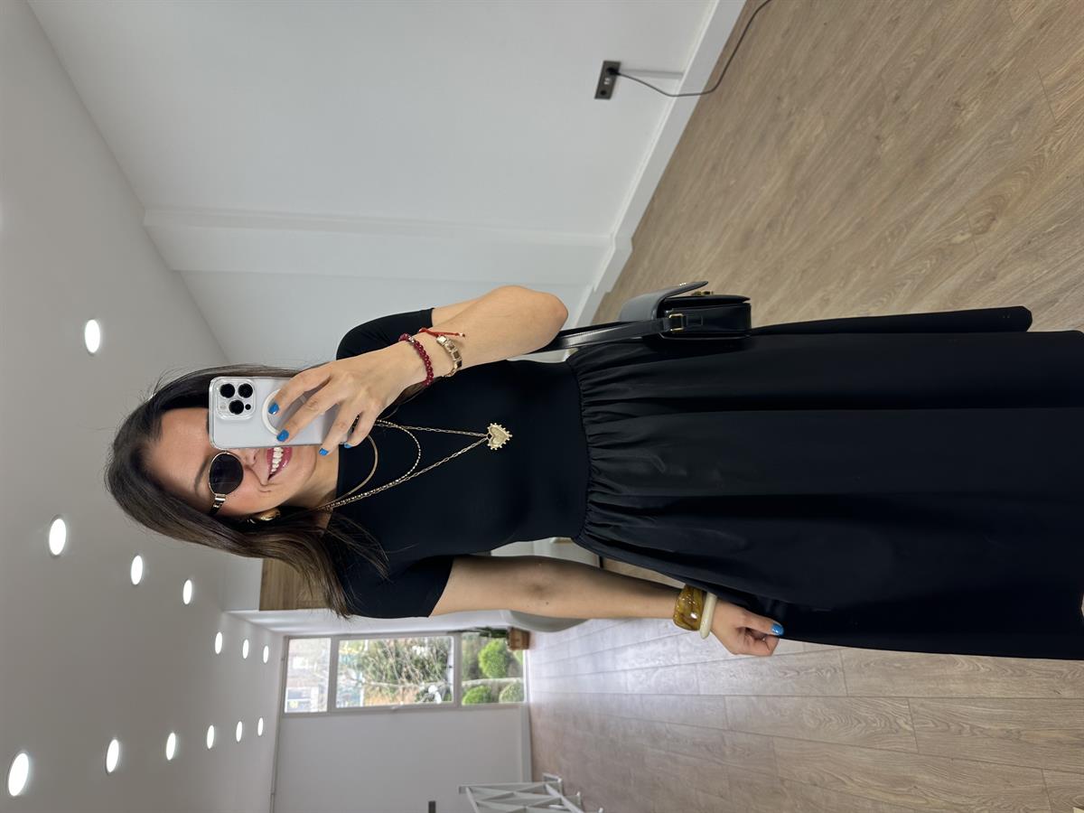 Viyana Elbise - Siyah