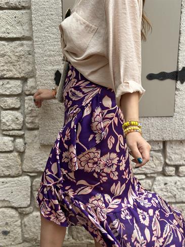 Volan Detaylı Anvelop Etek