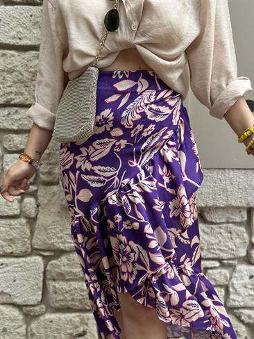 Volan Detaylı Anvelop Etek