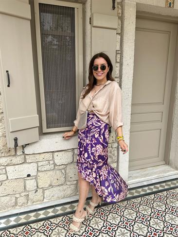 Volan Detaylı Anvelop Etek