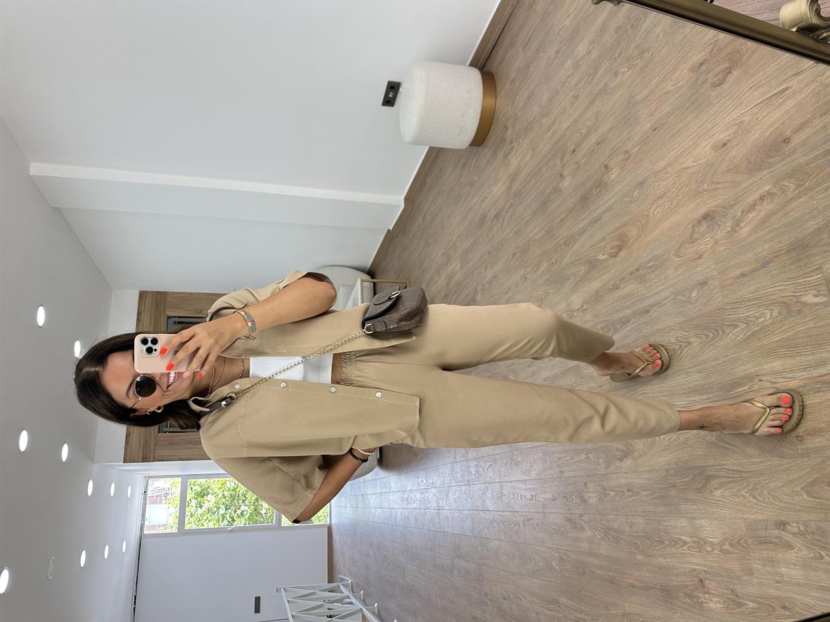 Yarasa Kol Keten Takım-Camel