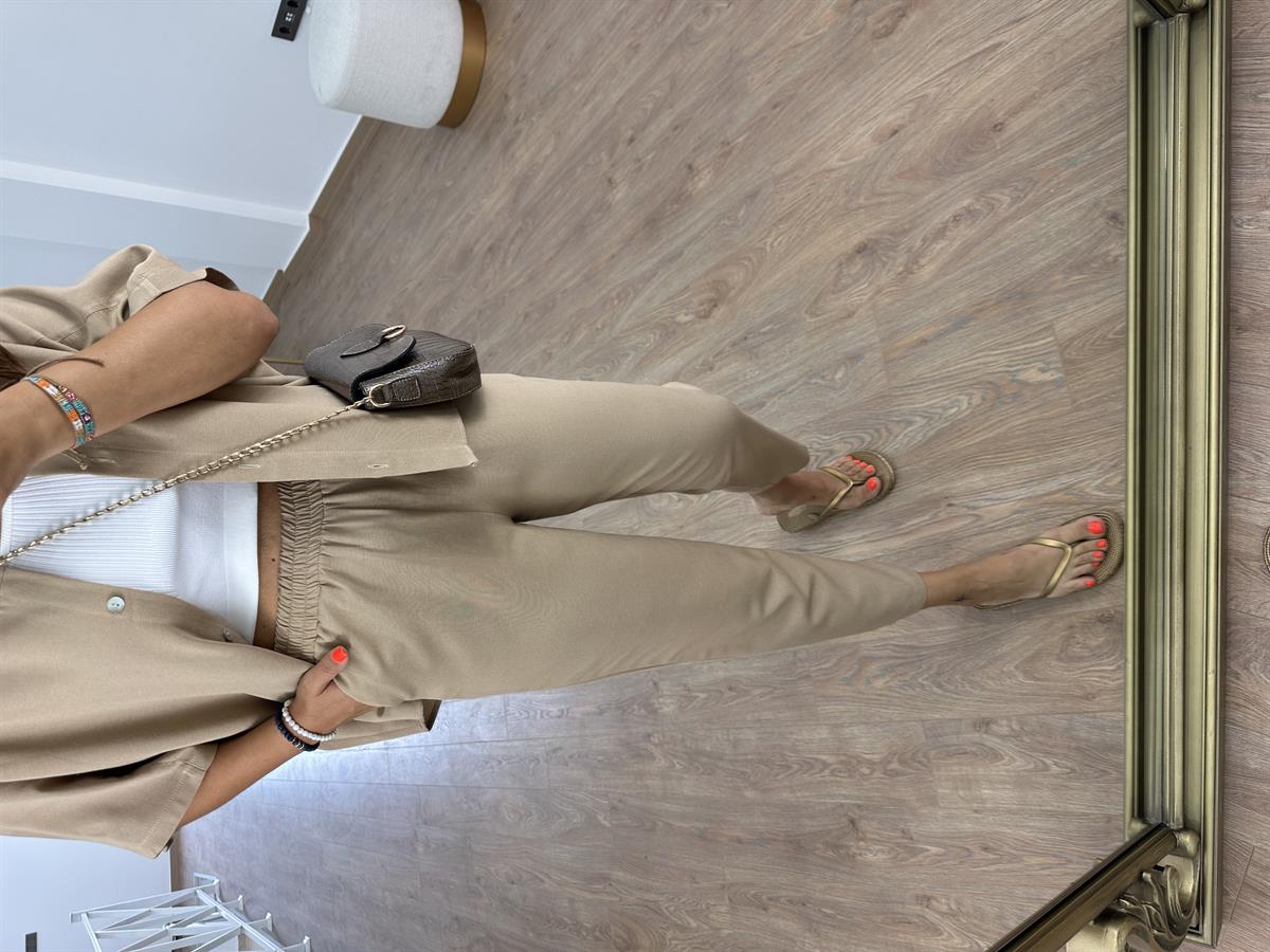 Yarasa Kol Keten Takım-Camel