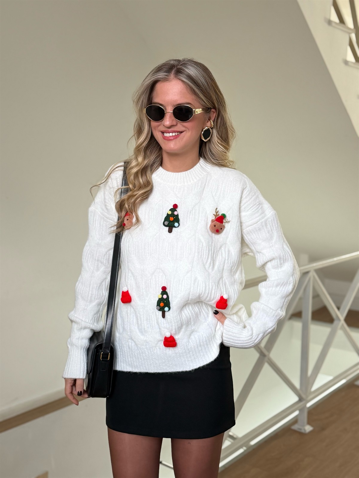 Yeni Yıl  Figürlü Yumoş Kazak