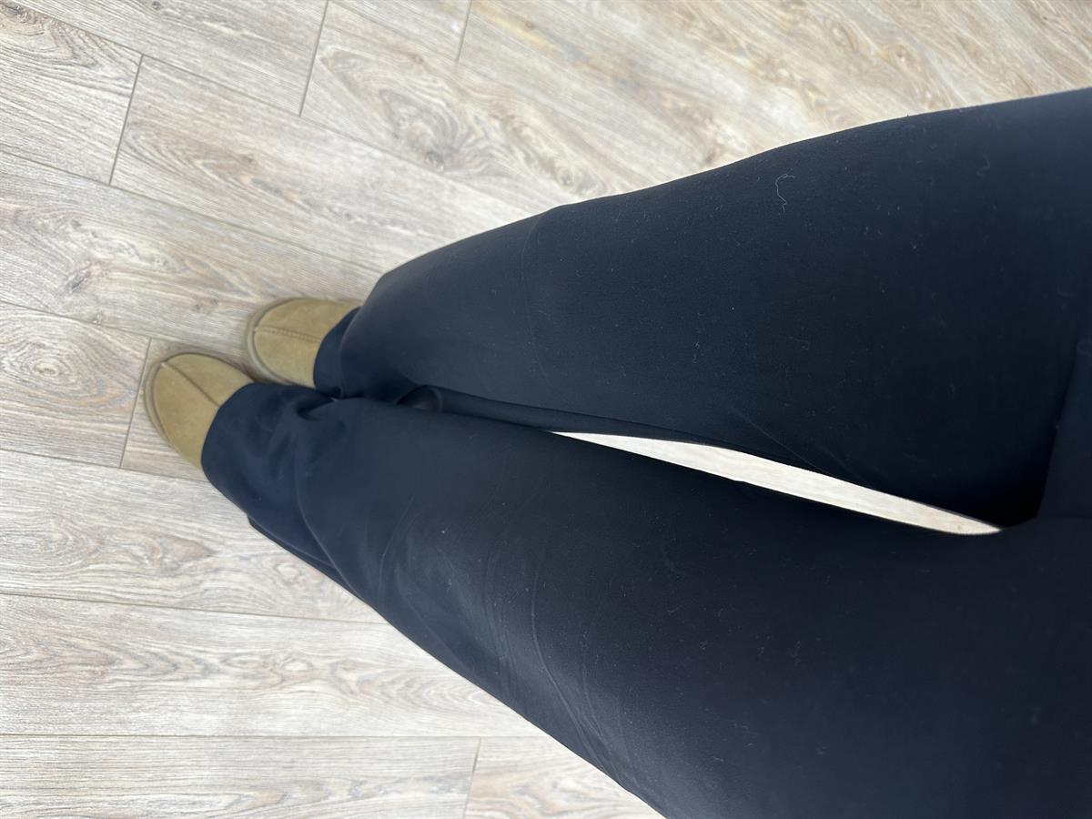 Yüksek Bel Cepli Modal Pantolon