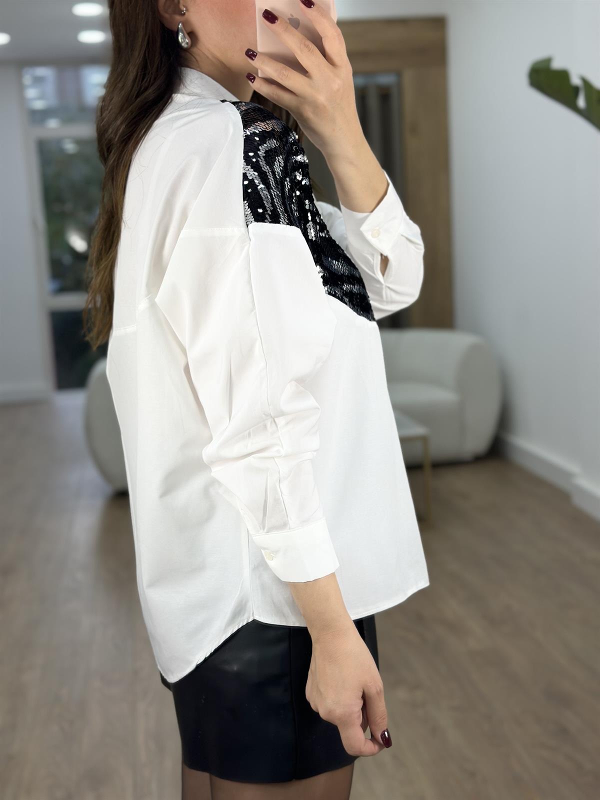 Zebra Payet Detaylı Gömlek