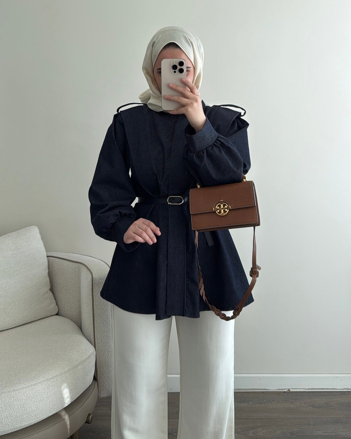 Aller Detaylı Kot Ceket