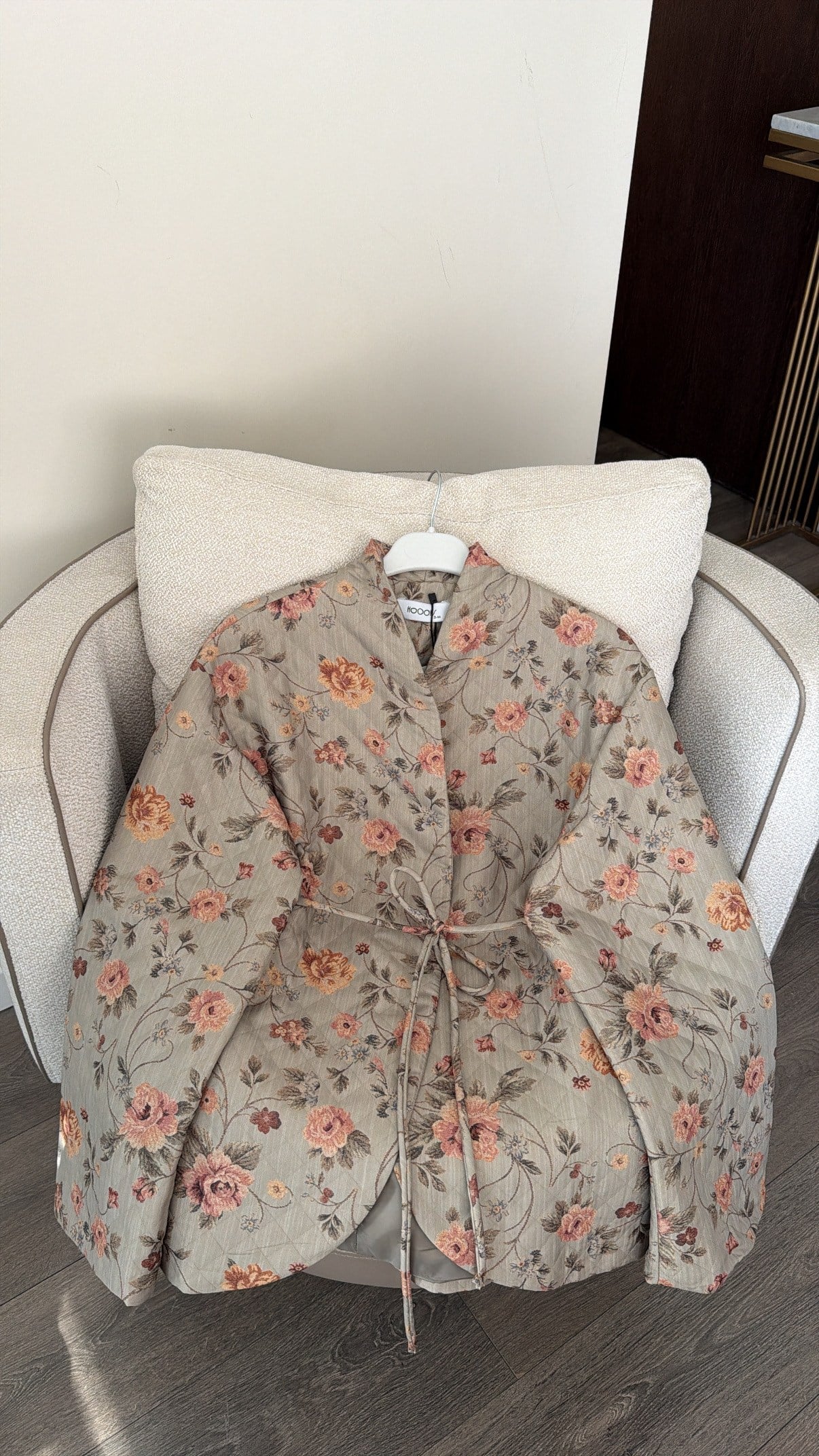 Desenli Kimono Kapama Ceket - Çağla