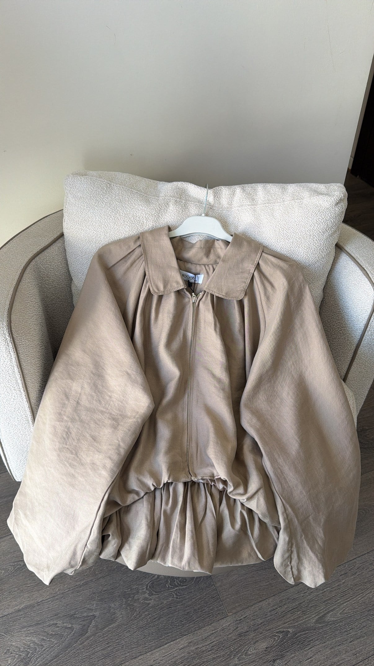 Premium Bomber Ceket - Taş