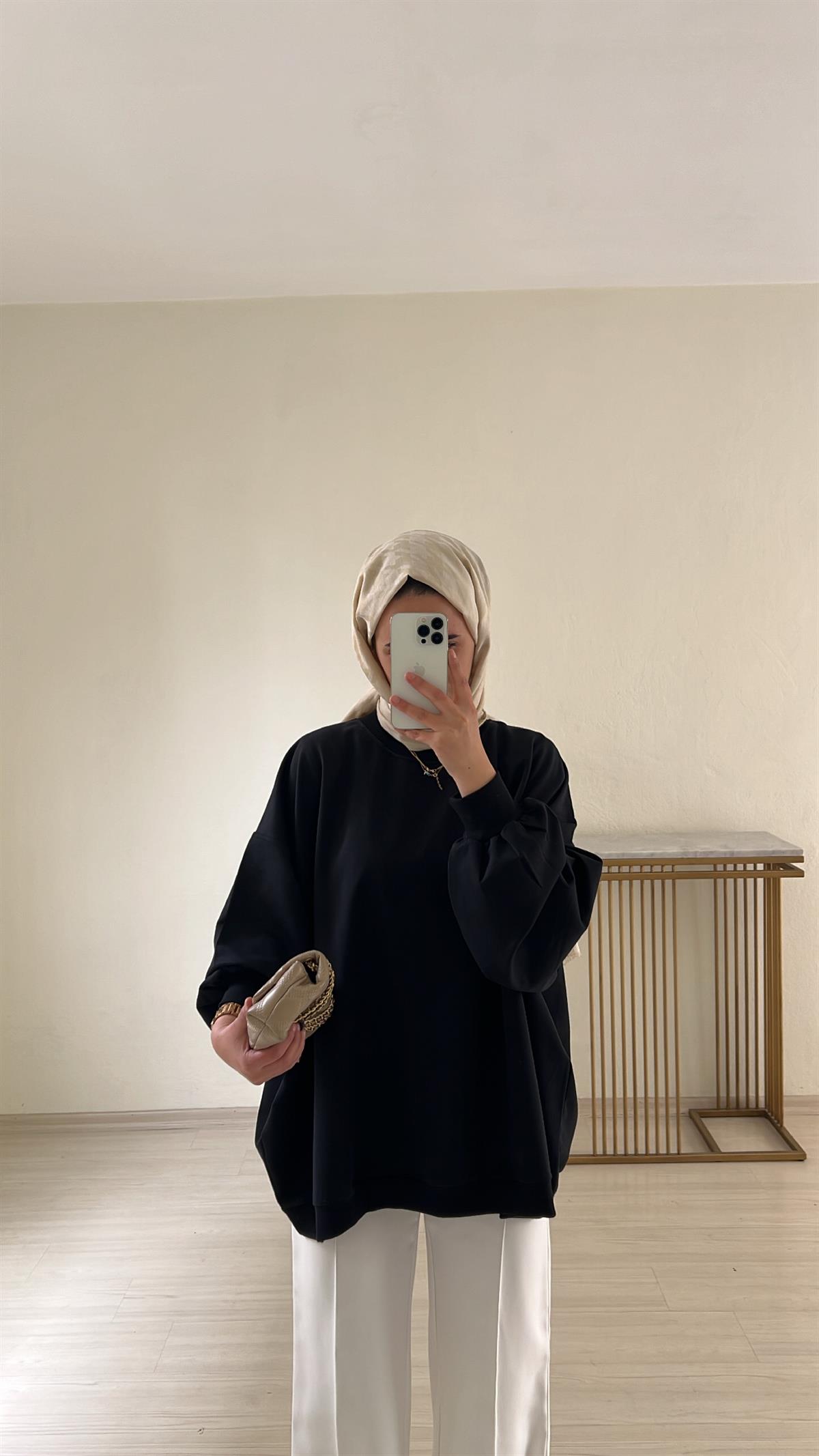 Sweatshirt-Siyah