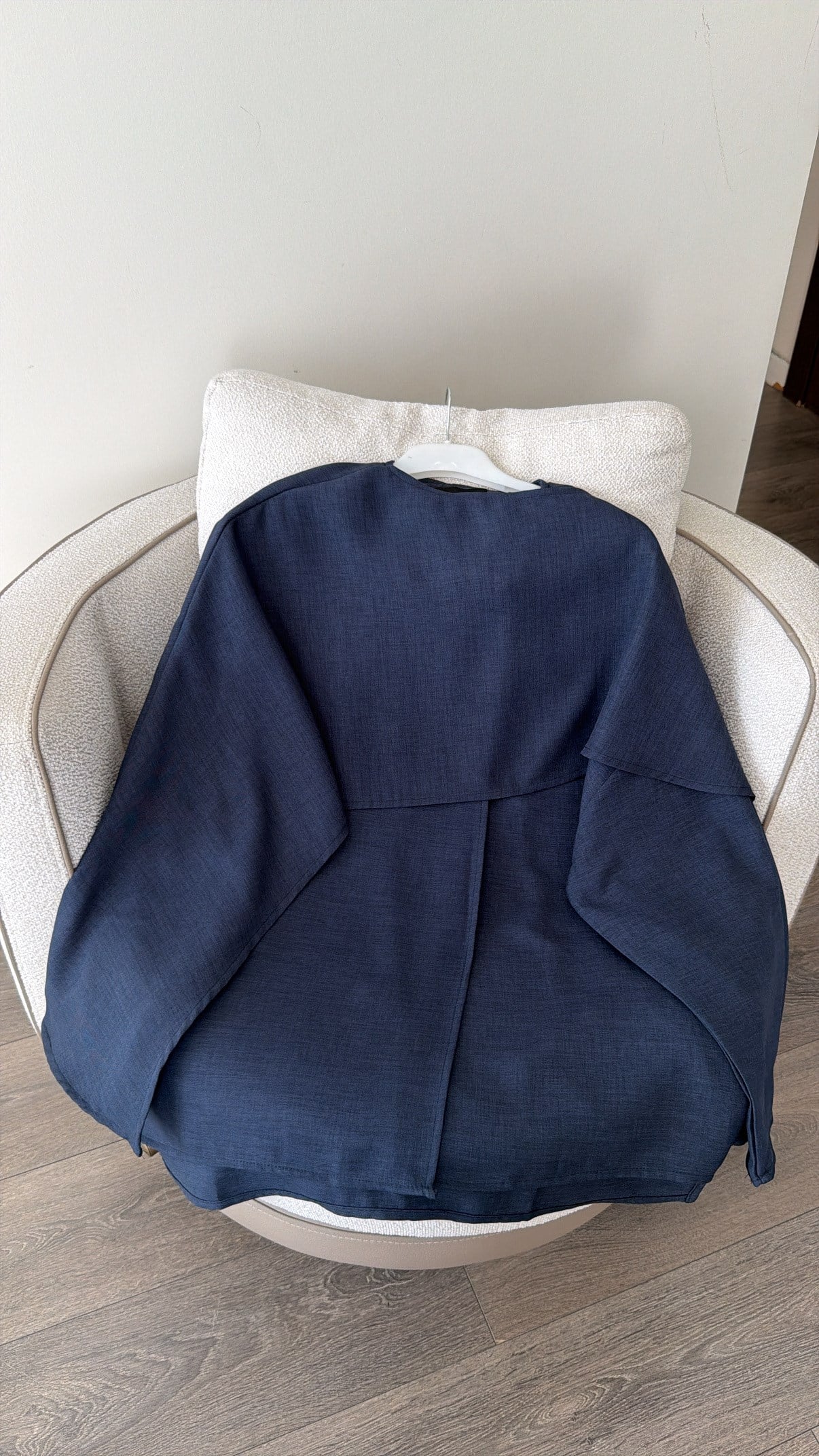 Pelerin Detaylı Lacivert Tunik