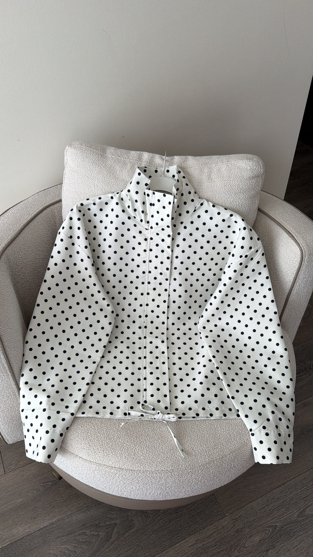 Puantiye Desenli Ceket