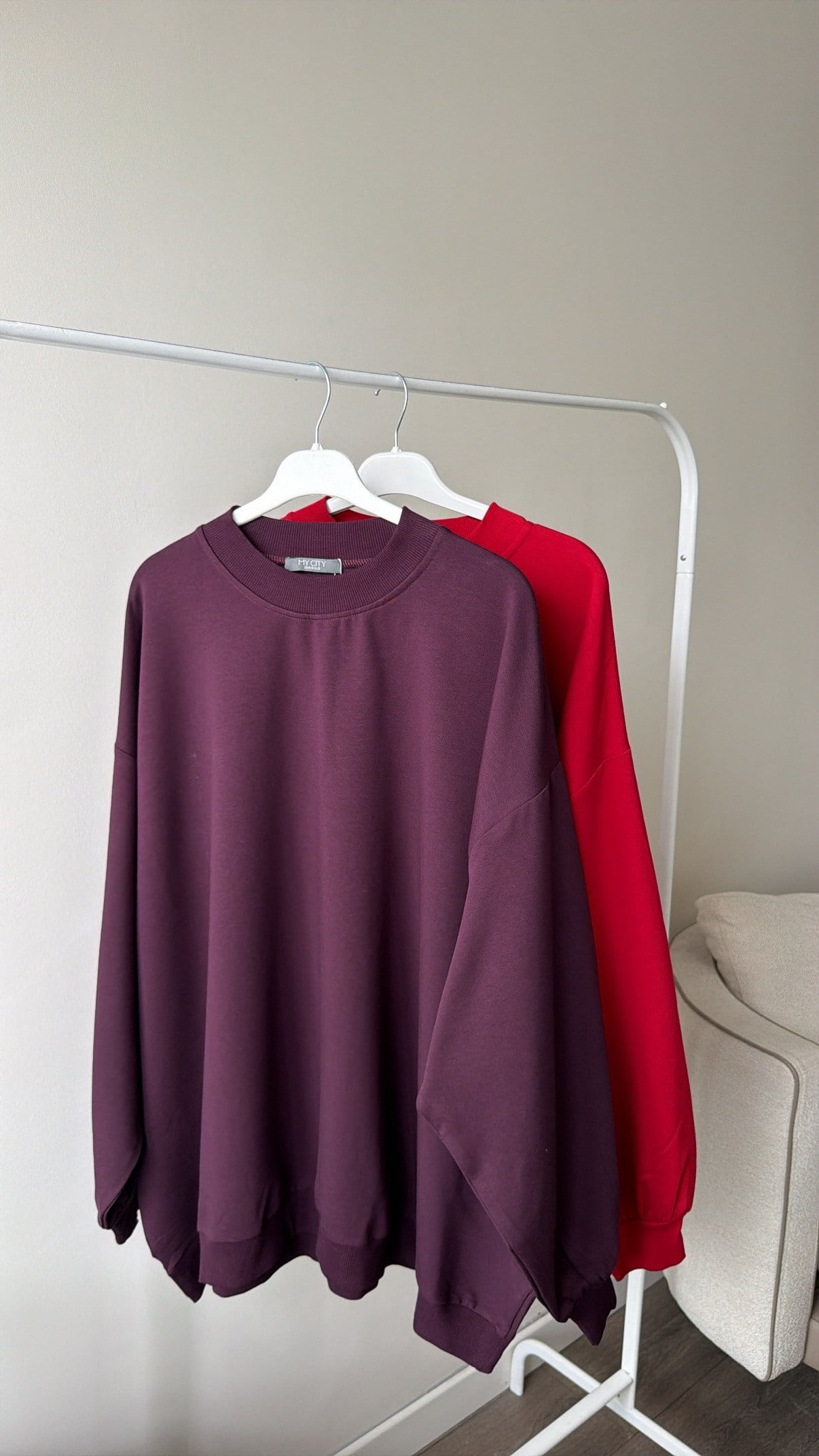 Sweatshirt- Mürdüm
