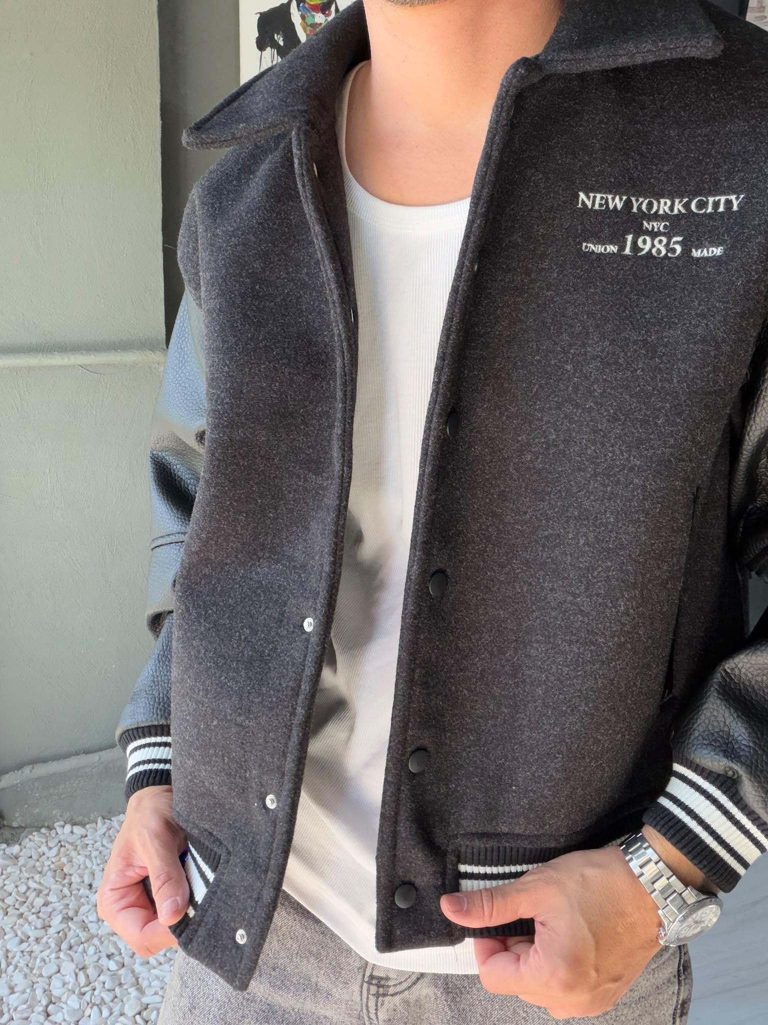 American Cycling Oversize College Ceket