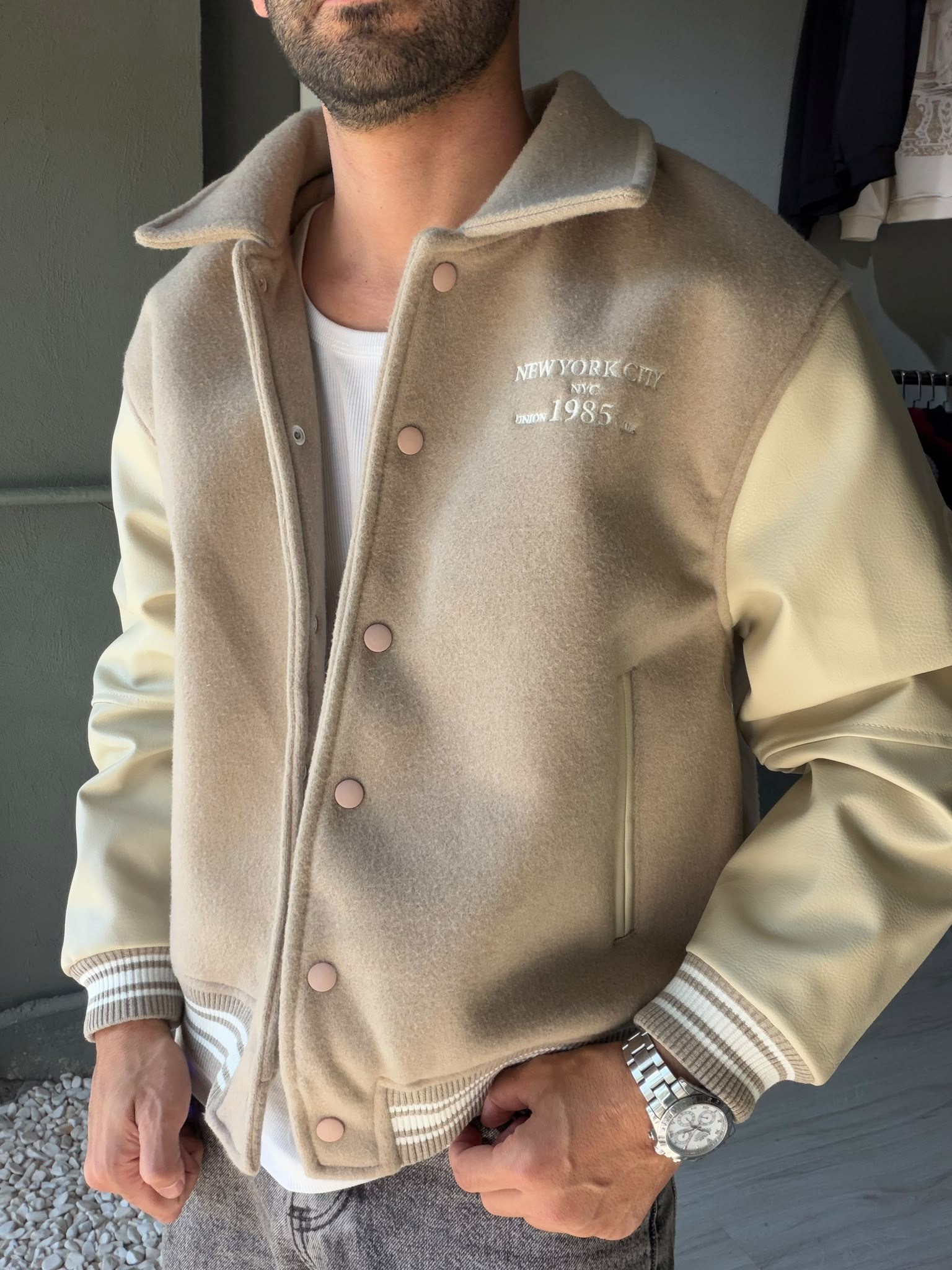 American Cycling Oversize College Ceket